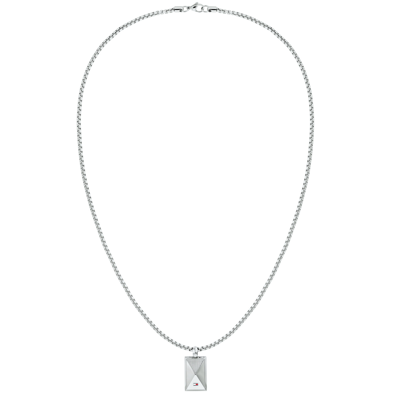 Shop Tommy Hilfiger Geometric Necklace Silver