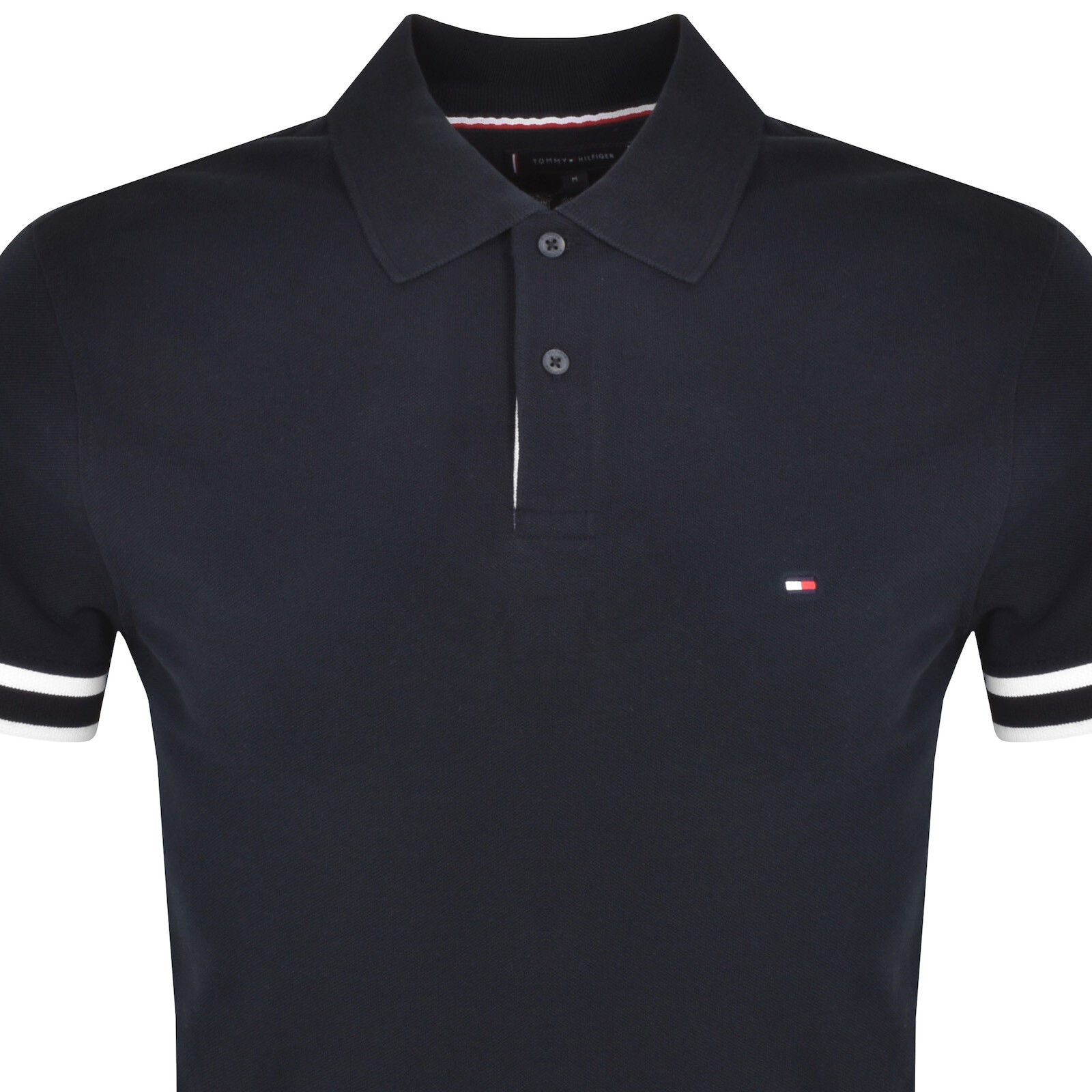 Shop Tommy Hilfiger Slim Fit Polo T Shirt Navy