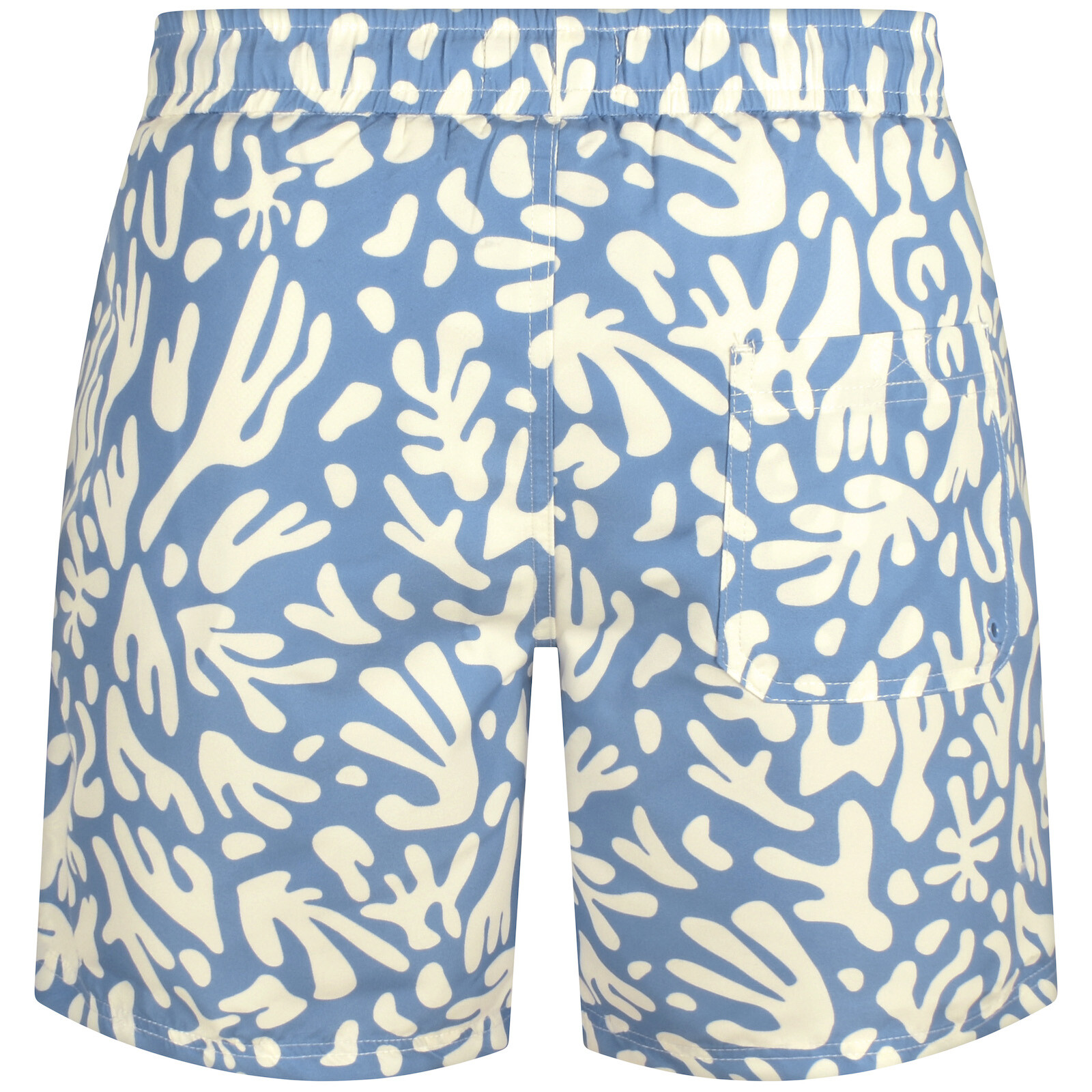 Shop Farah Vintage Colbert Reef Swim Shorts Blue