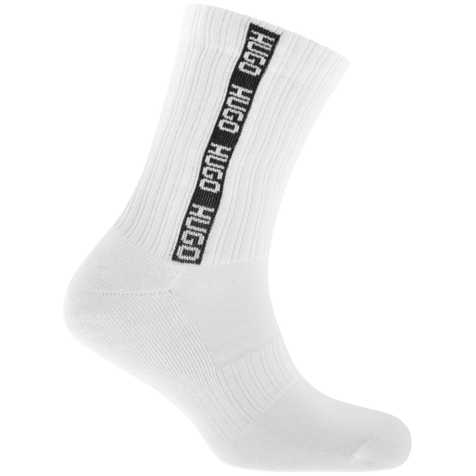 Shop Hugo 3 Pack Rib Tape Socks In Black