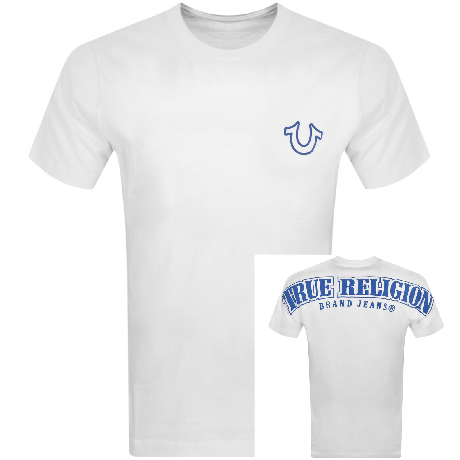 Shop True Religion Logo T Shirt White