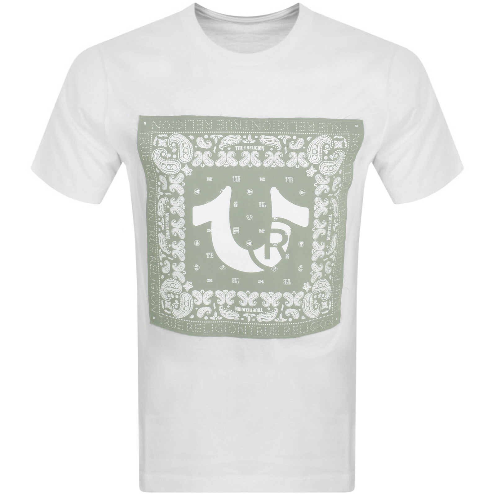 Shop True Religion Logo T Shirt White