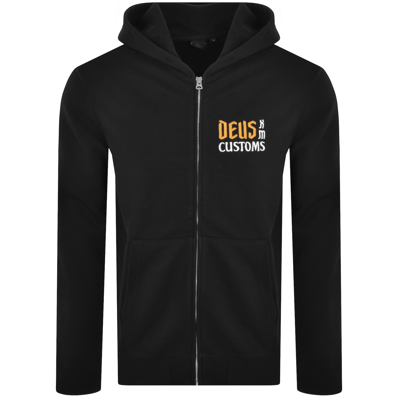 Deus Ex Machina Supporter Zip Hoodie Black In Black