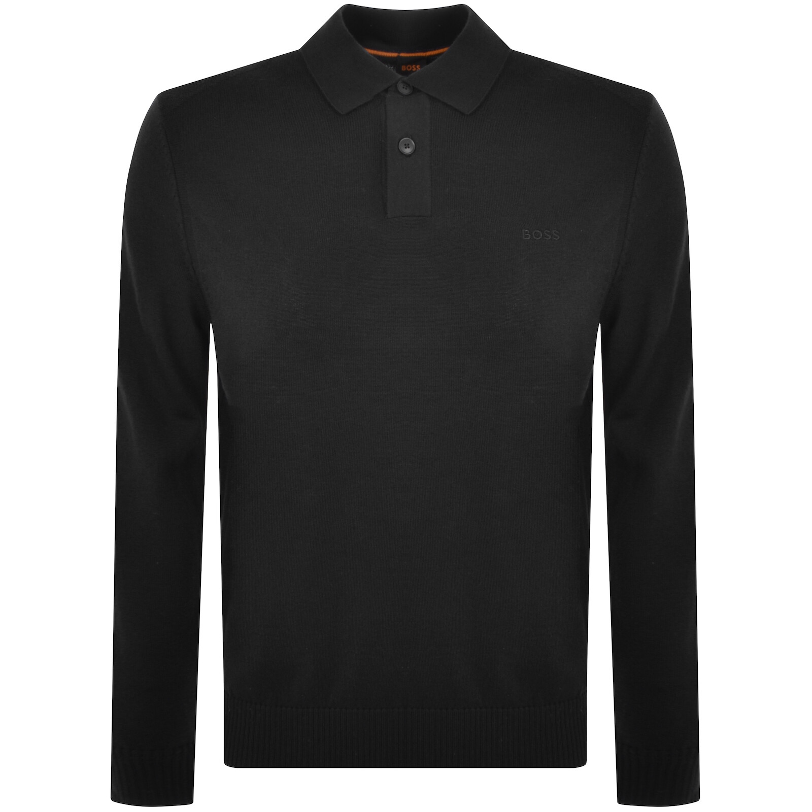 Shop Boss Casual Boss Avac Knit Polo Jumper Black