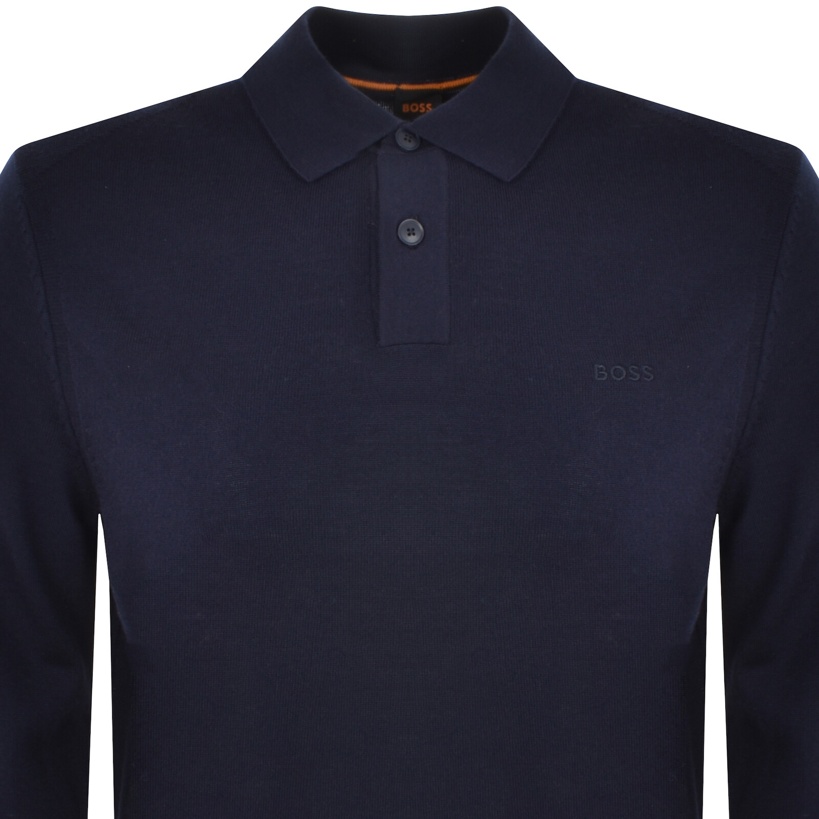 Shop Boss Casual Boss Avac Knit Polo Jumper Navy