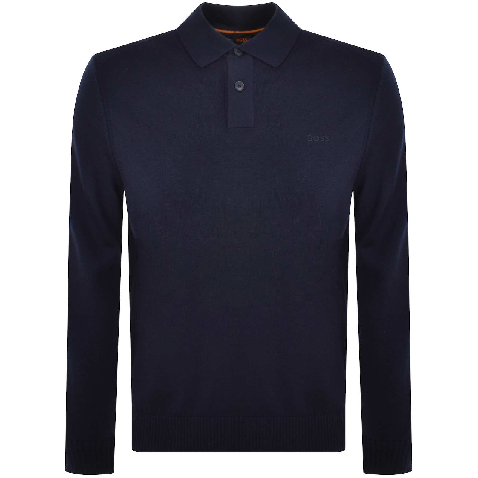 Shop Boss Casual Boss Avac Knit Polo Jumper Navy