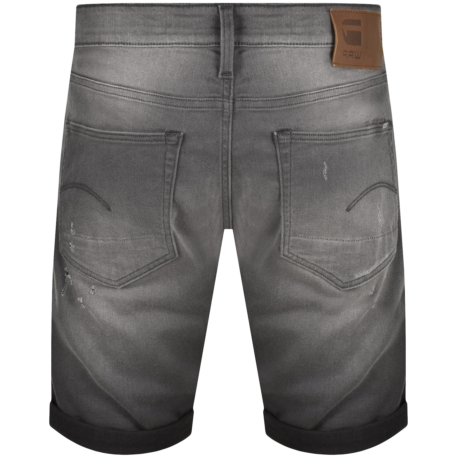 Shop G-star G Star Raw 3301 Denim Shorts Grey