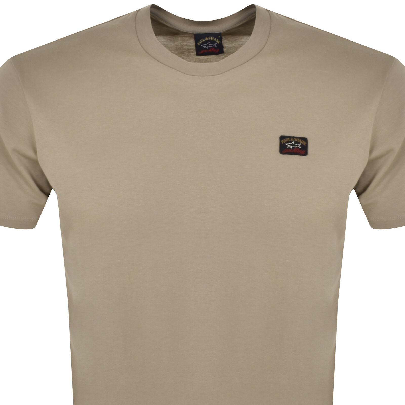 Shop Paul &amp; Shark Paul And Shark Short Sleeved Logo T Shirt Beige