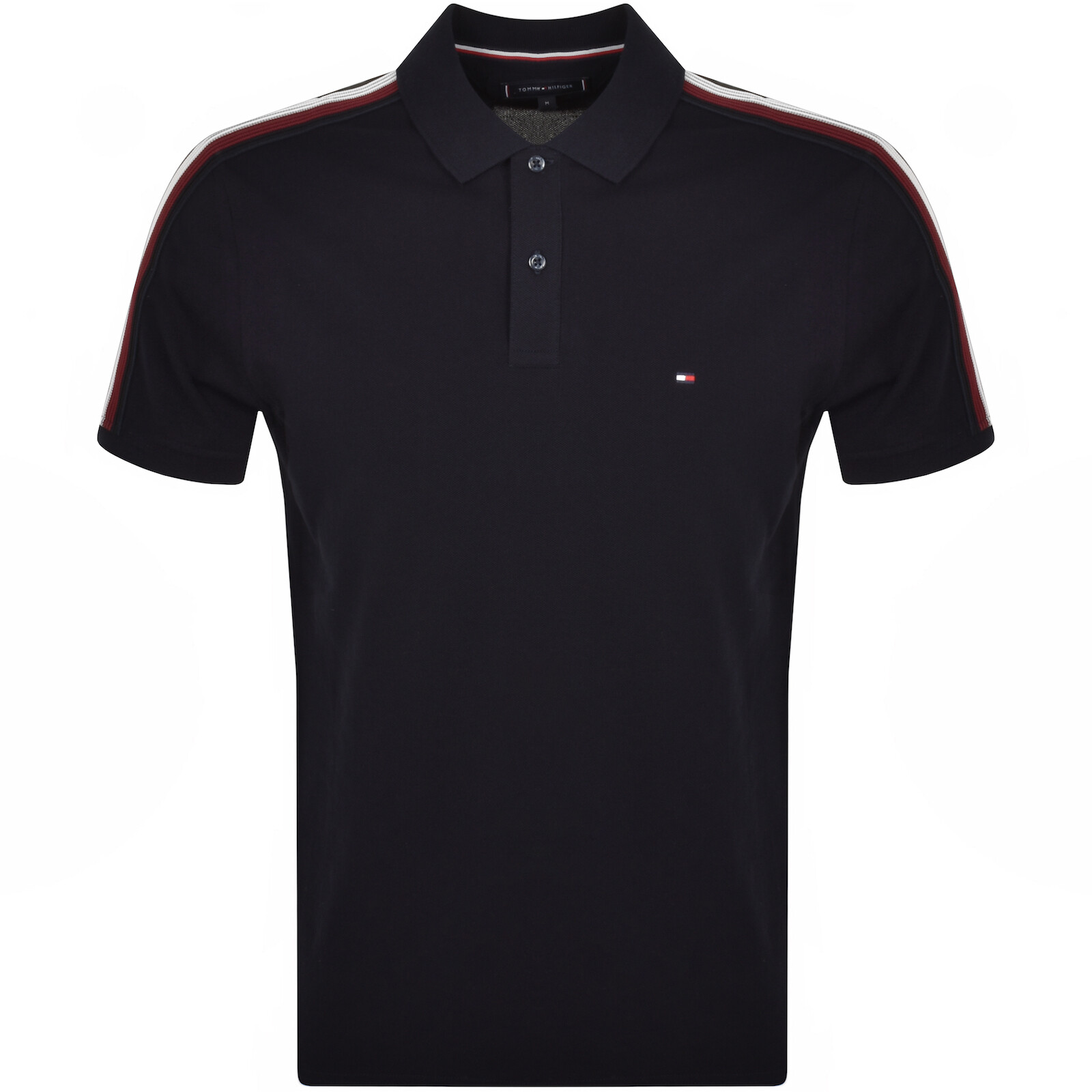 Shop Tommy Hilfiger Shadow Polo T Shirt Navy