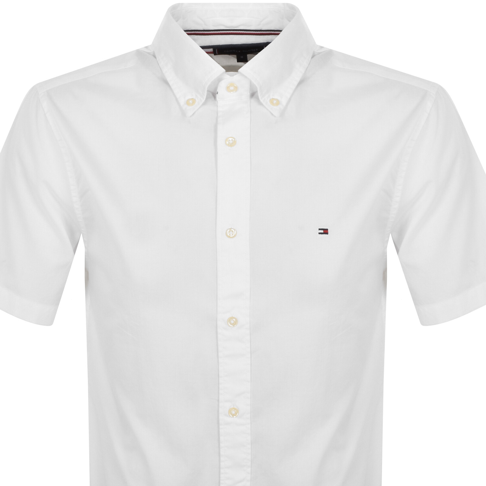 Shop Tommy Hilfiger Flex Poplin Shirt White