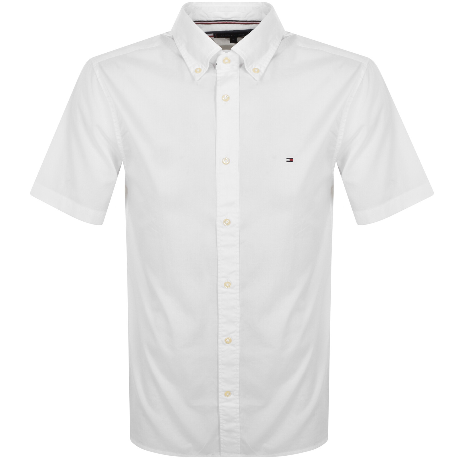 Shop Tommy Hilfiger Flex Poplin Shirt White