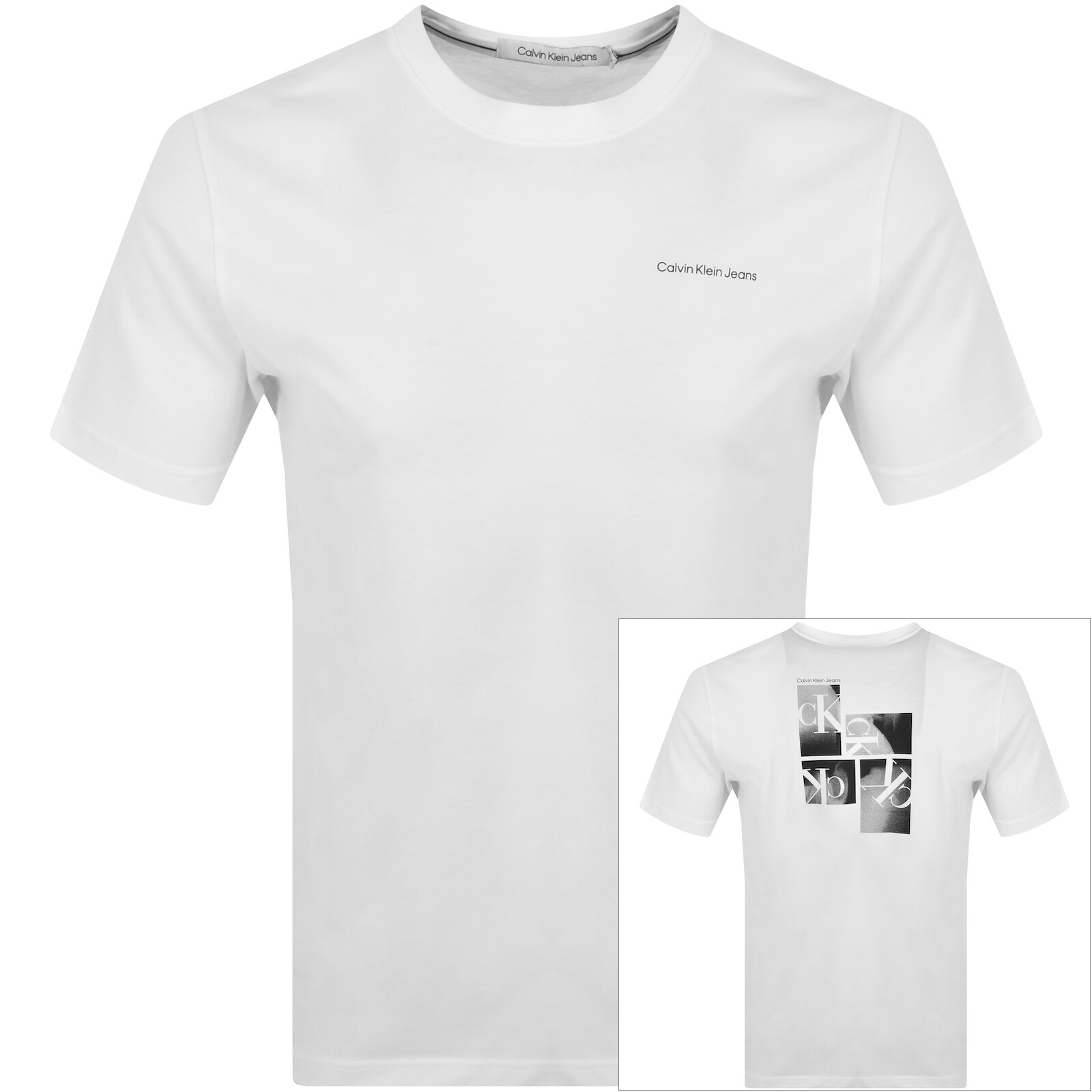 CALVIN KLEIN CALVIN KLEIN JEANS MULTIBOX T SHIRT WHITE 