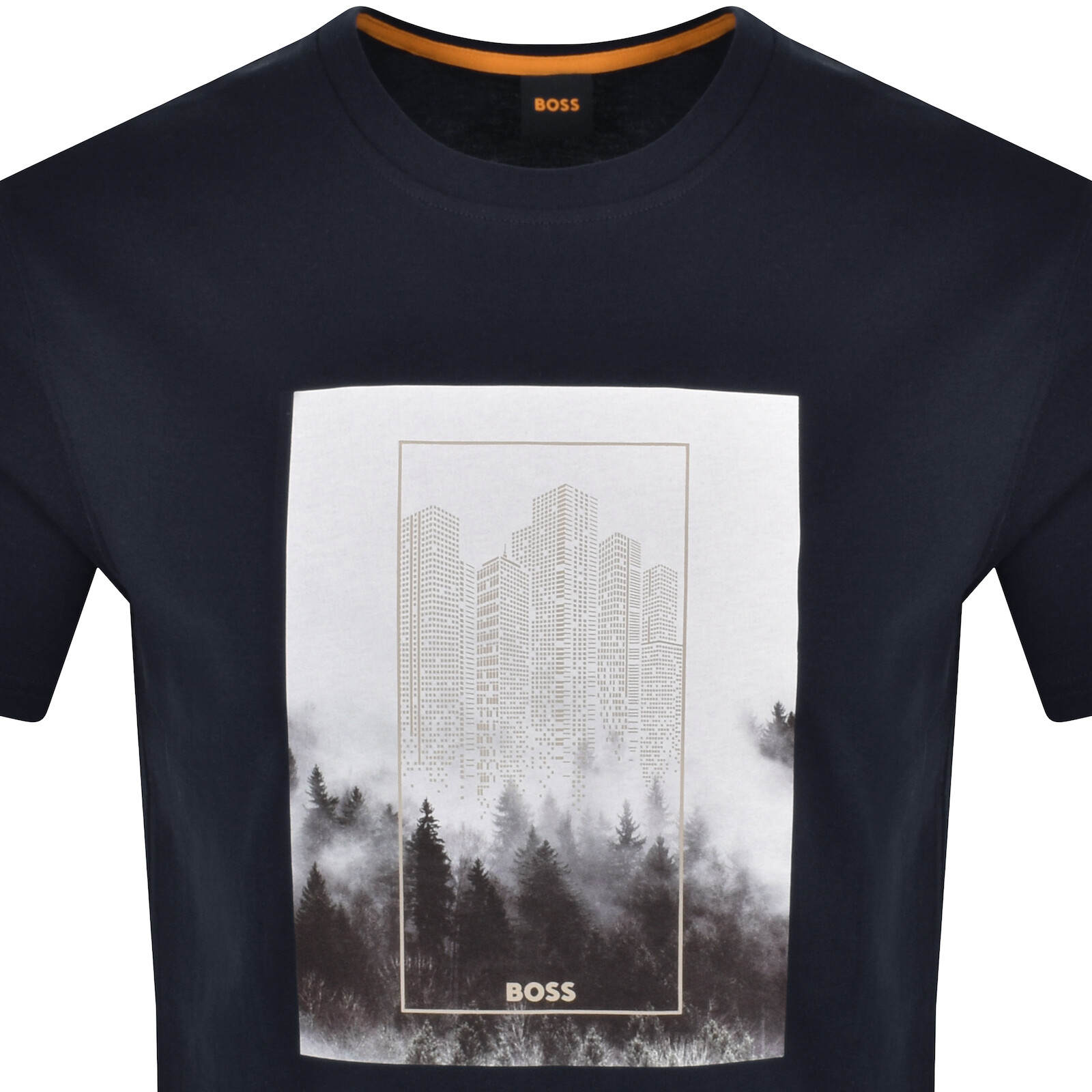 Shop Boss Casual Boss Te Forest T Shirt Navy