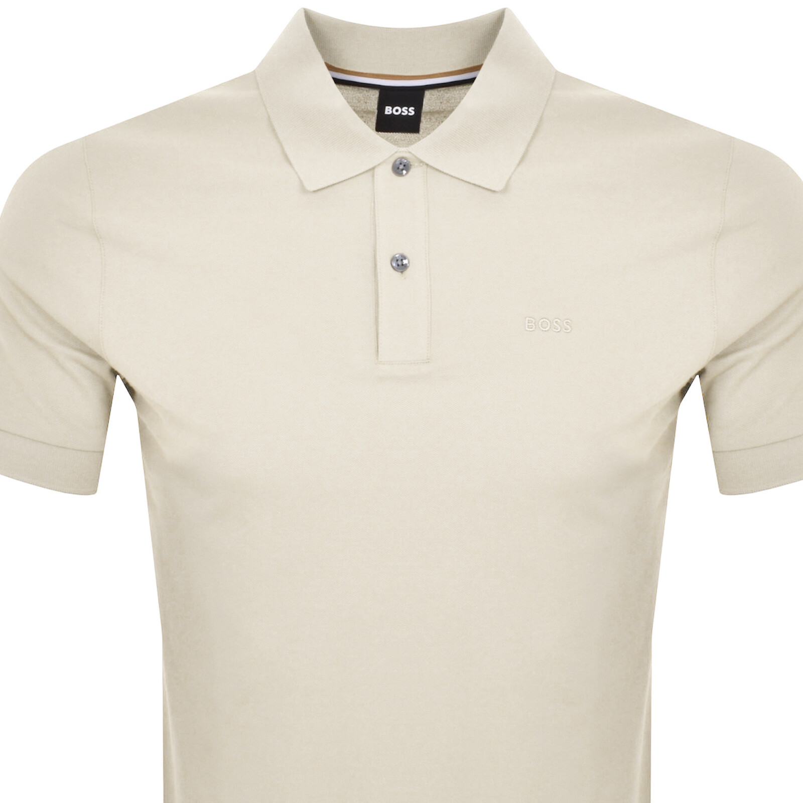 Shop Boss Business Boss Pallas Polo T Shirt Cream