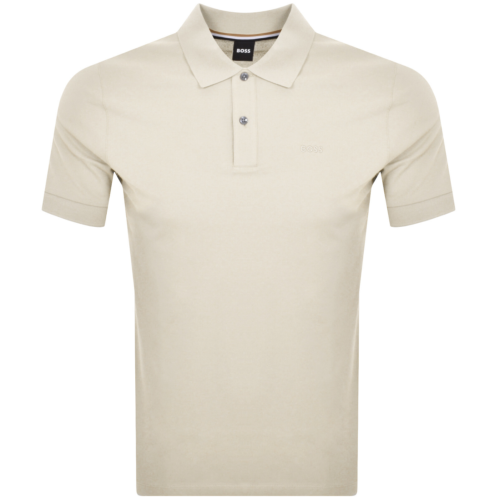 Shop Boss Business Boss Pallas Polo T Shirt Cream