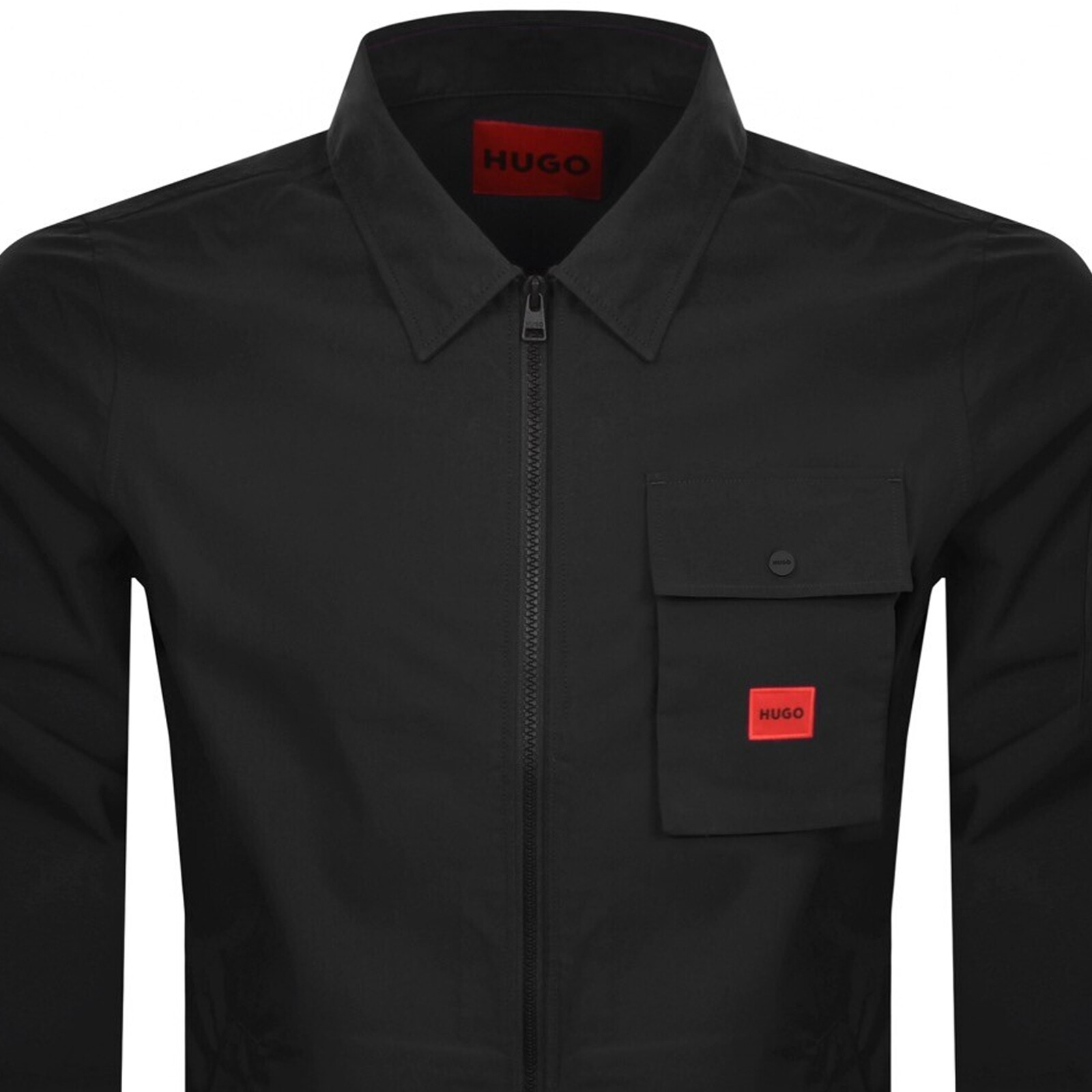 HUGO HUGO EMMOND OVERSHIRT JACKET BLACK 