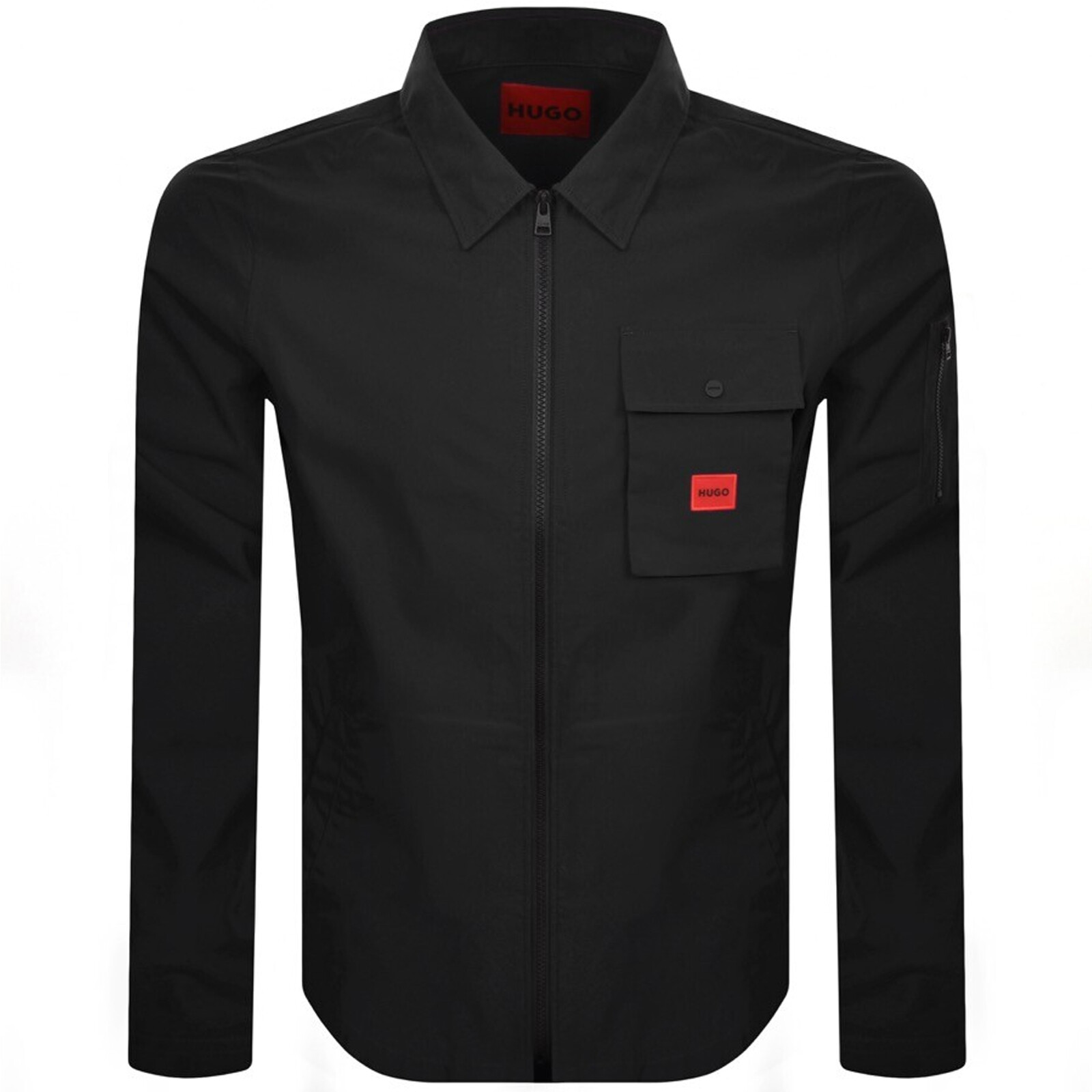 HUGO HUGO EMMOND OVERSHIRT JACKET BLACK 