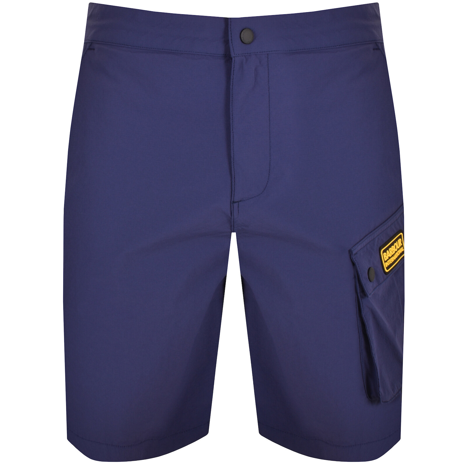 Shop Barbour International Gate Shorts Navy