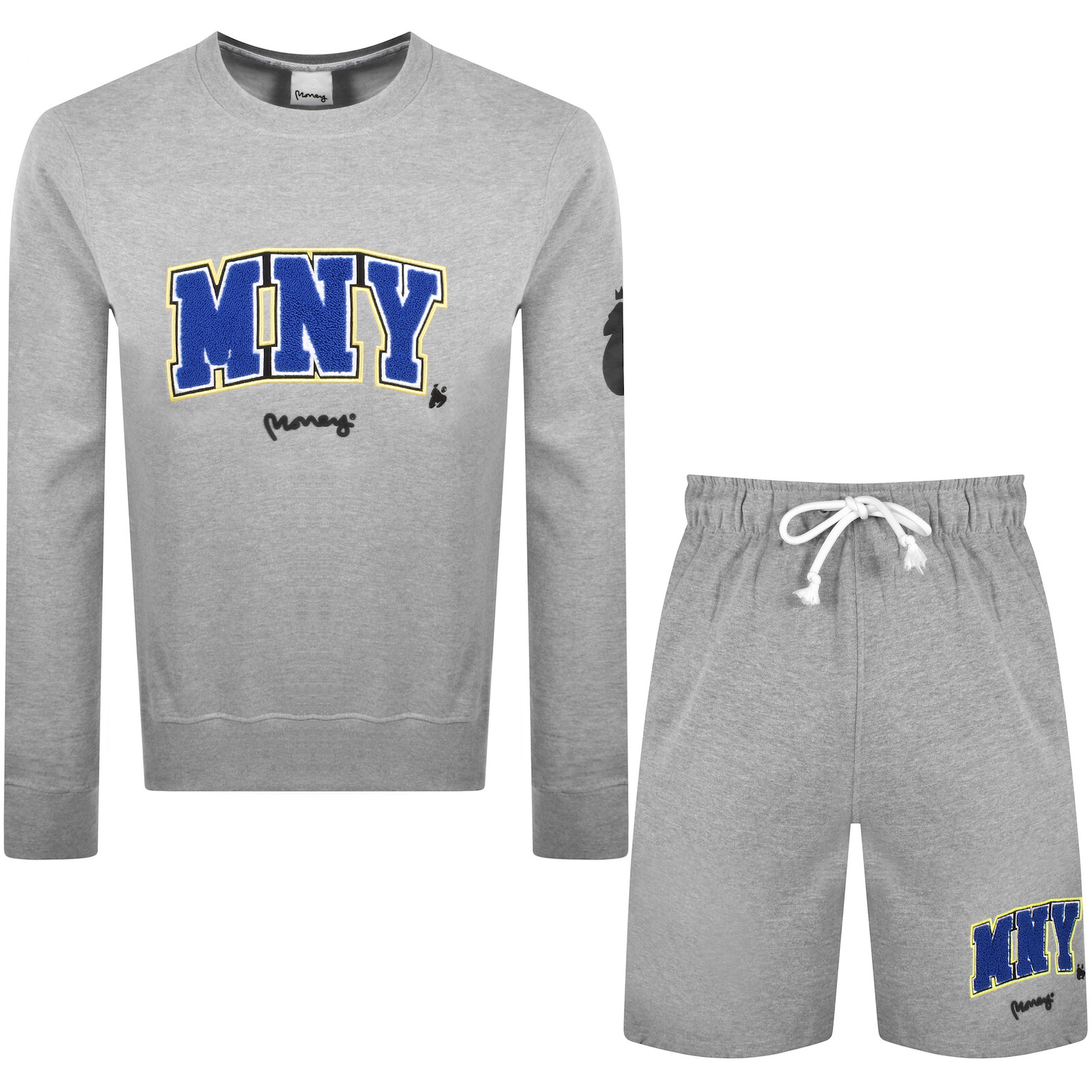 Shop Money Clothing Money Lounge Shorts Tracksuit Grey