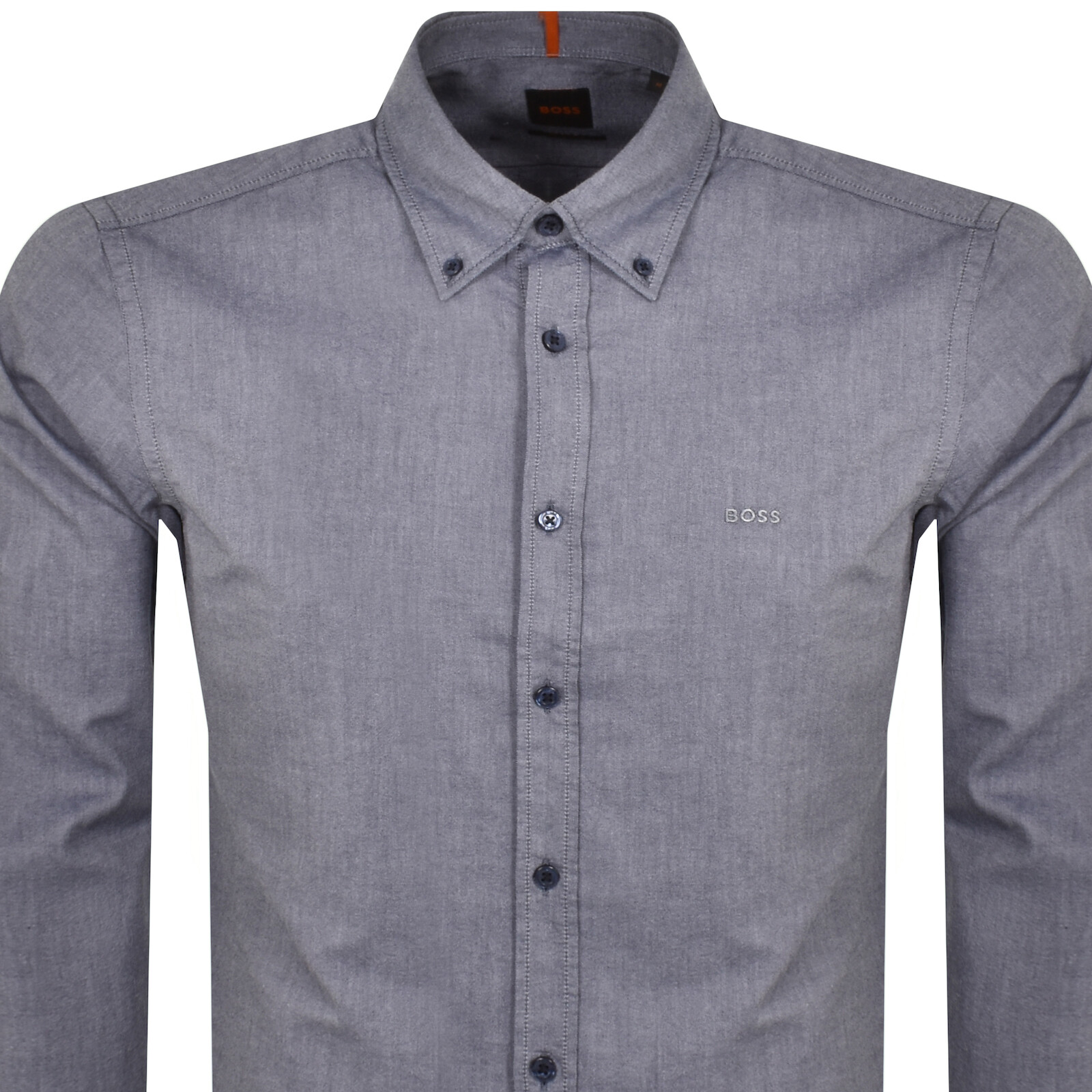 Shop Boss Casual Boss Rickert Long Sleeved Shirt Navy