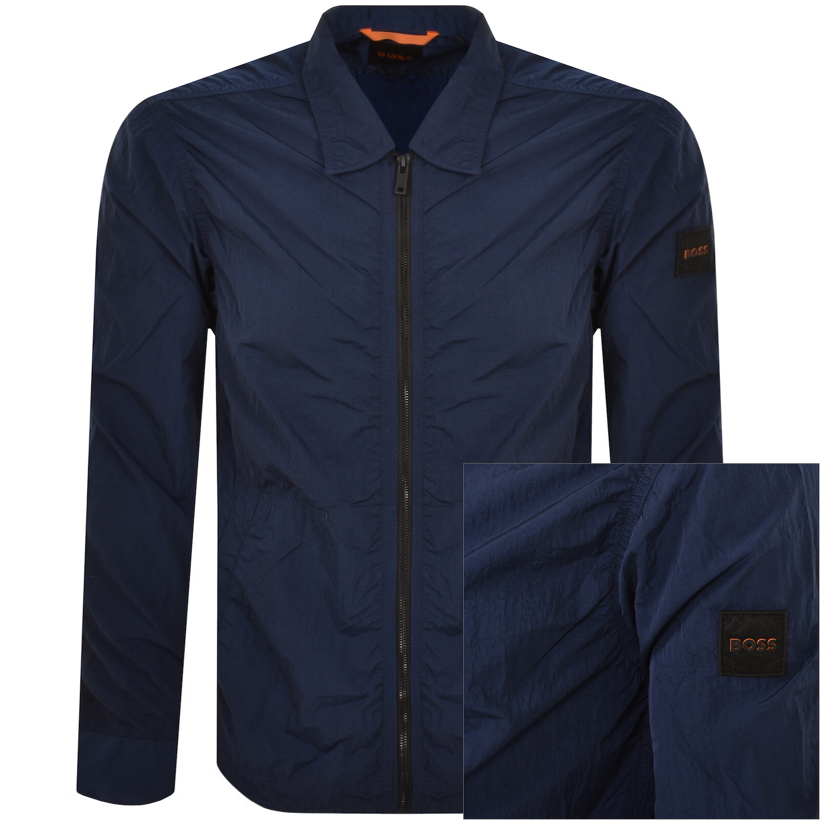 Shop Boss Casual Boss Leejay Overshirt Blue