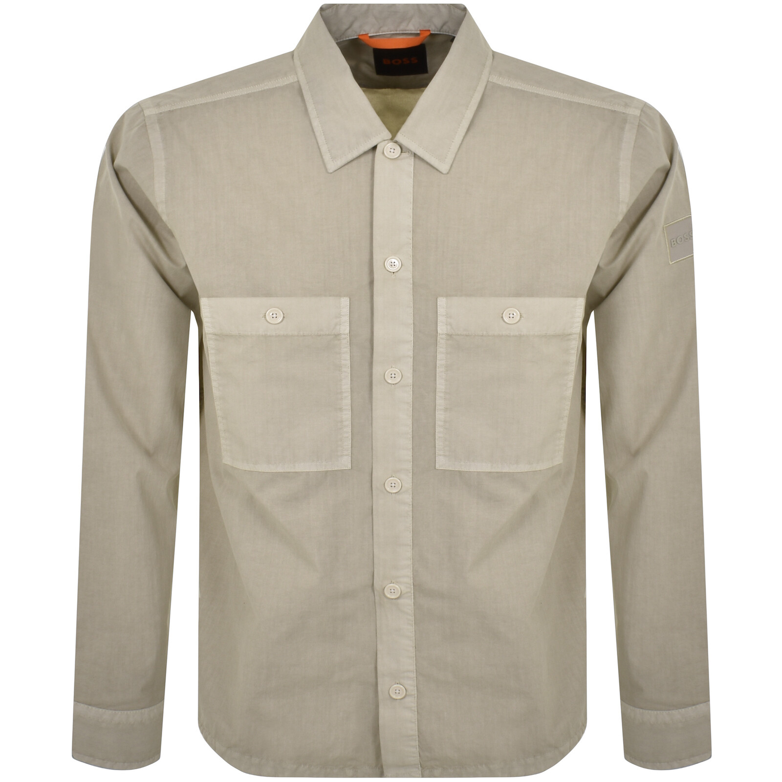 Shop Boss Casual Boss Locky 2 Overshirt Beige