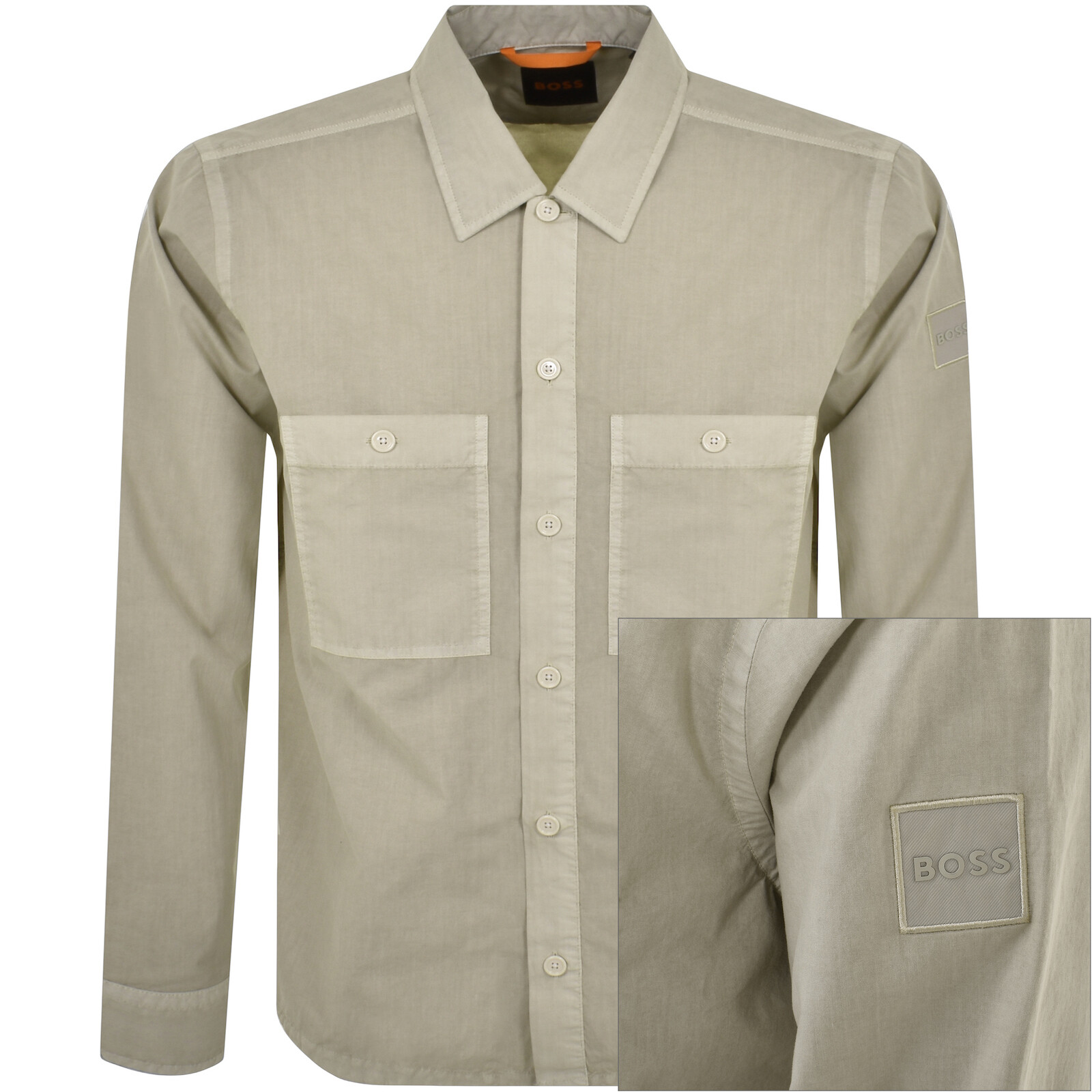 Shop Boss Casual Boss Locky 2 Overshirt Beige