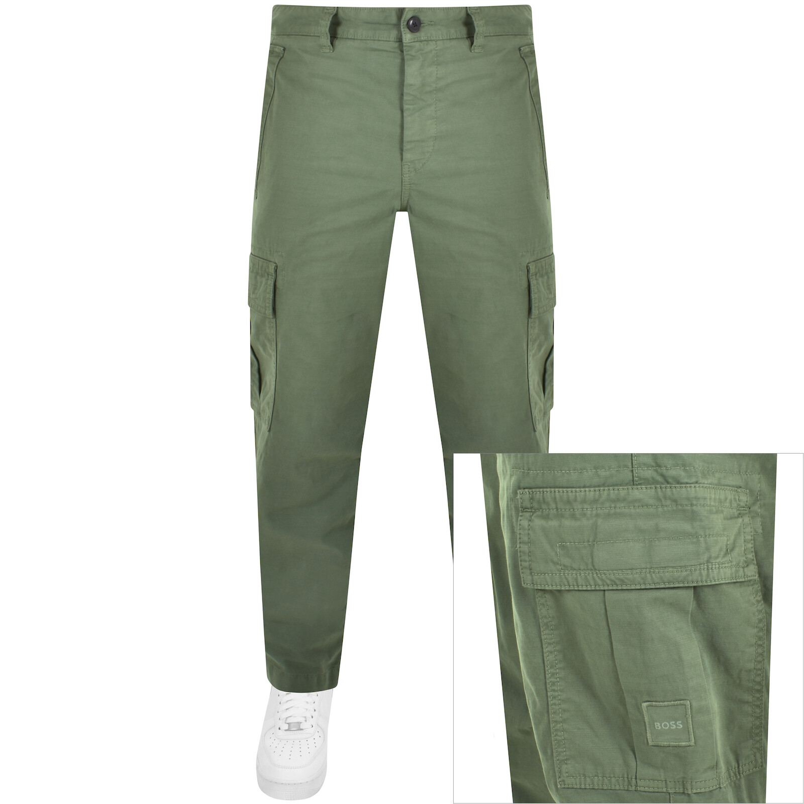 Shop Boss Casual Boss Sisla 7 Cargo Trousers Green