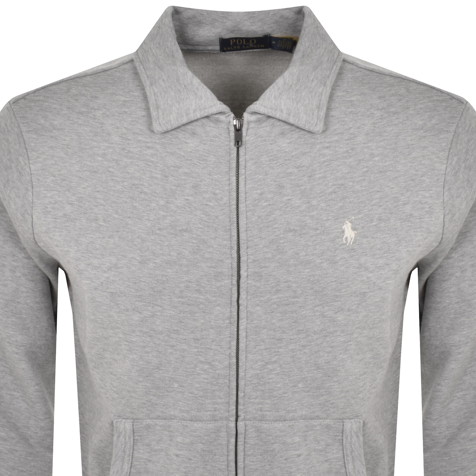 Shop Ralph Lauren Full Zip Sweatshirt Grey