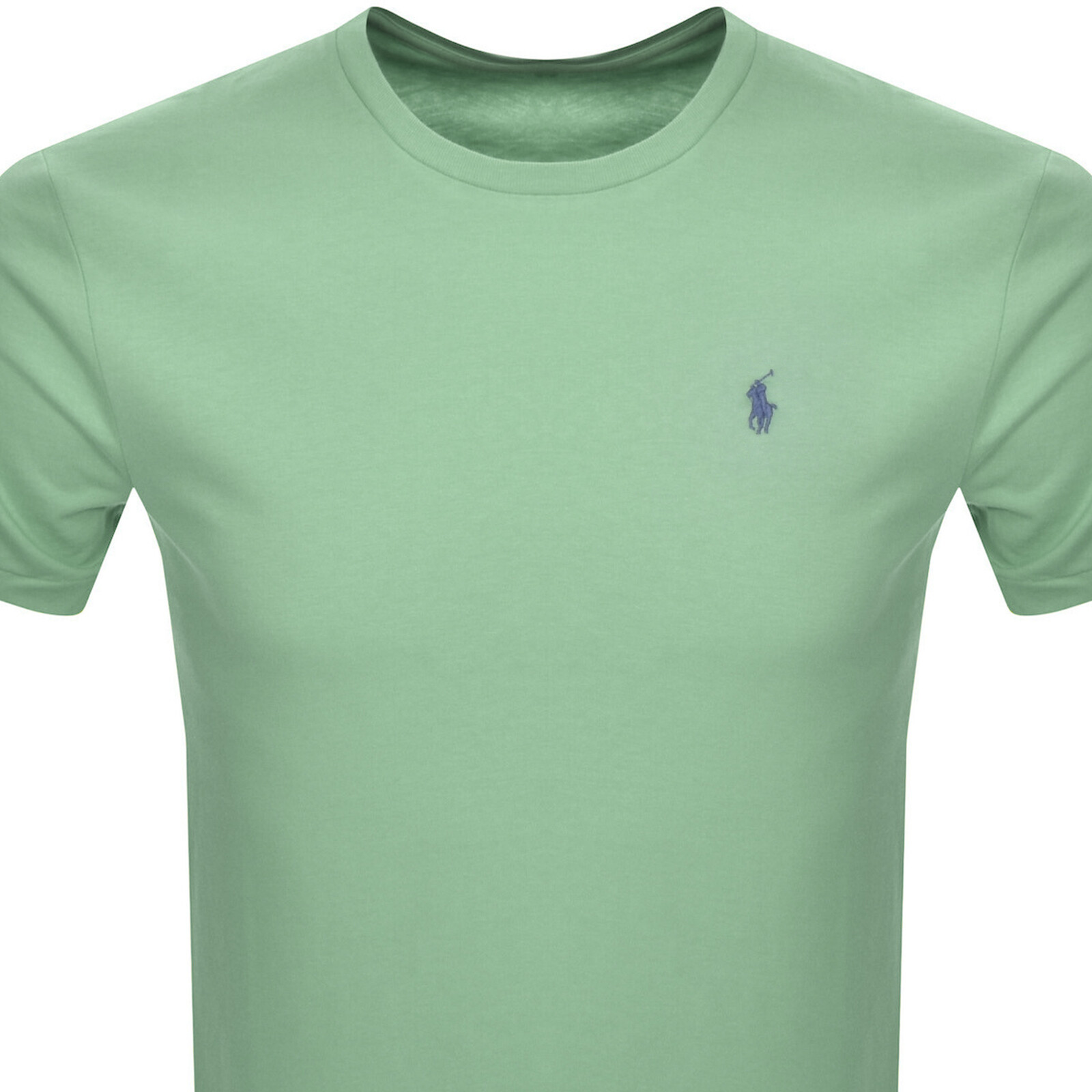 Shop Ralph Lauren Crew Neck Slim Fit T Shirt Green