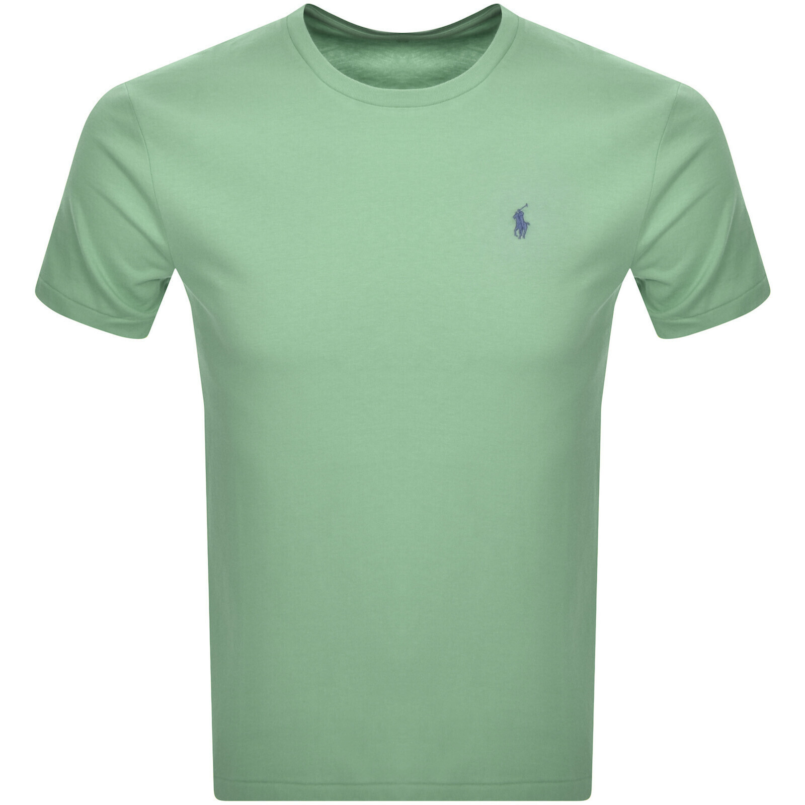 Shop Ralph Lauren Crew Neck Slim Fit T Shirt Green