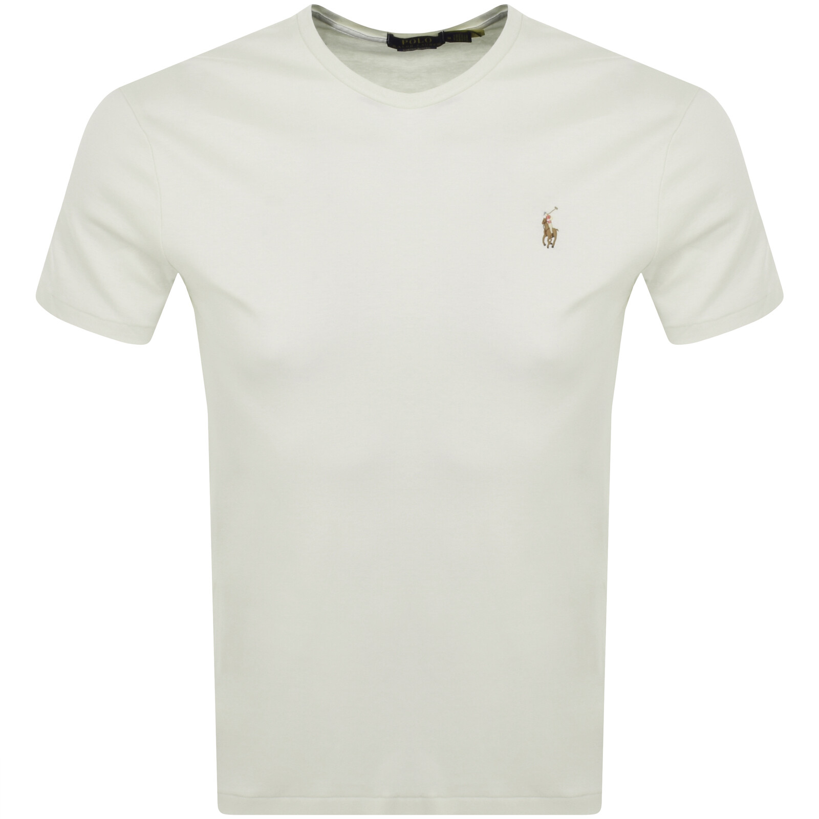 Shop Ralph Lauren Crew Neck T Shirt Off White