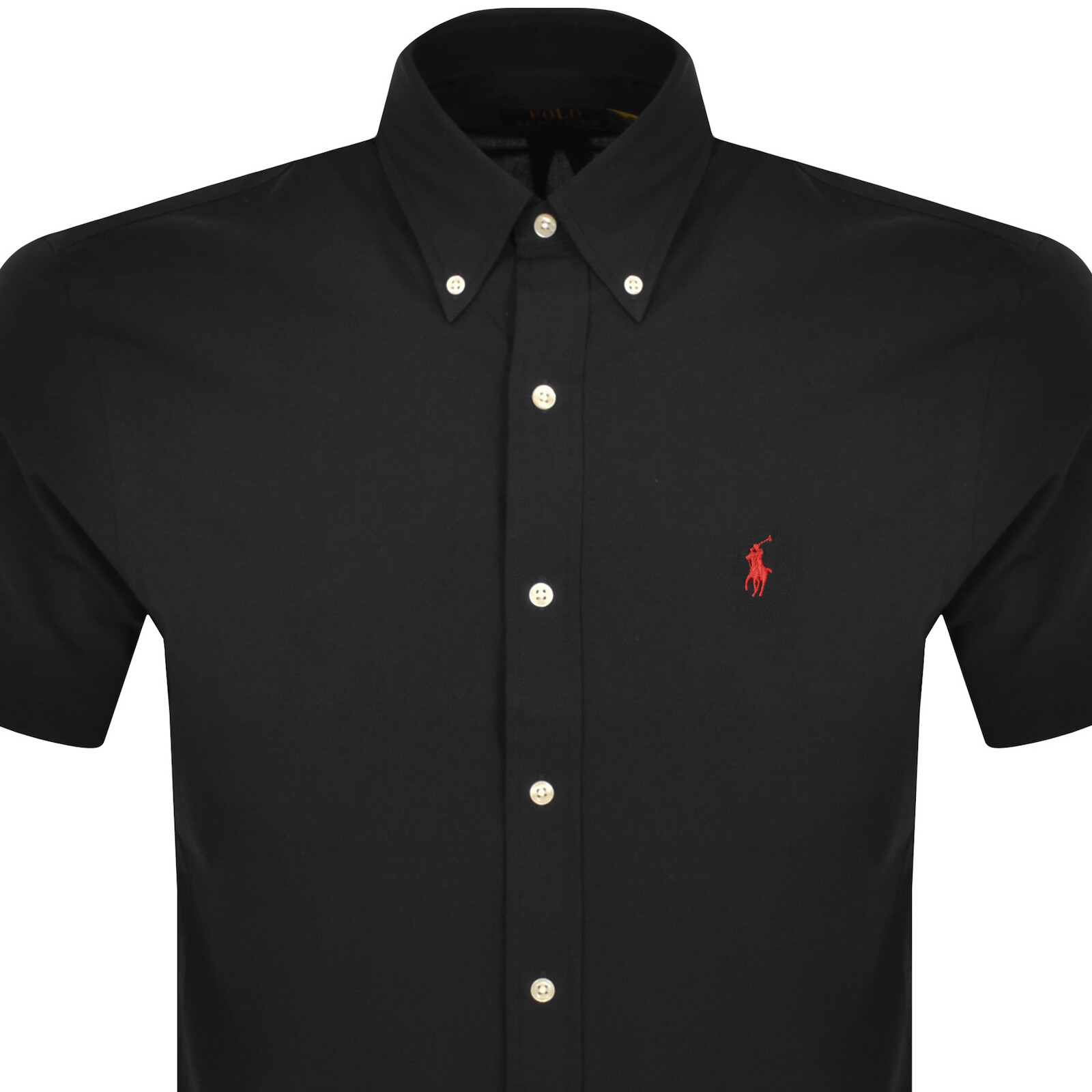 Shop Ralph Lauren Short Sleeve Shirt Black