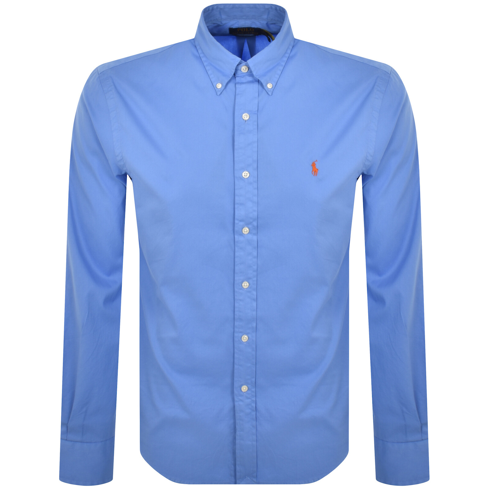 Shop Ralph Lauren Featherweight Twill Shirt Blue