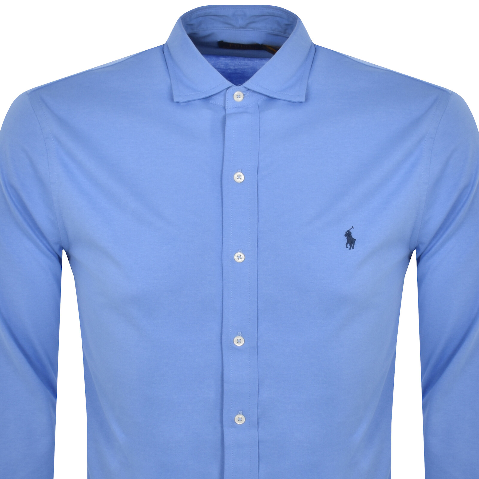 Shop Ralph Lauren Long Sleeve Shirt Blue