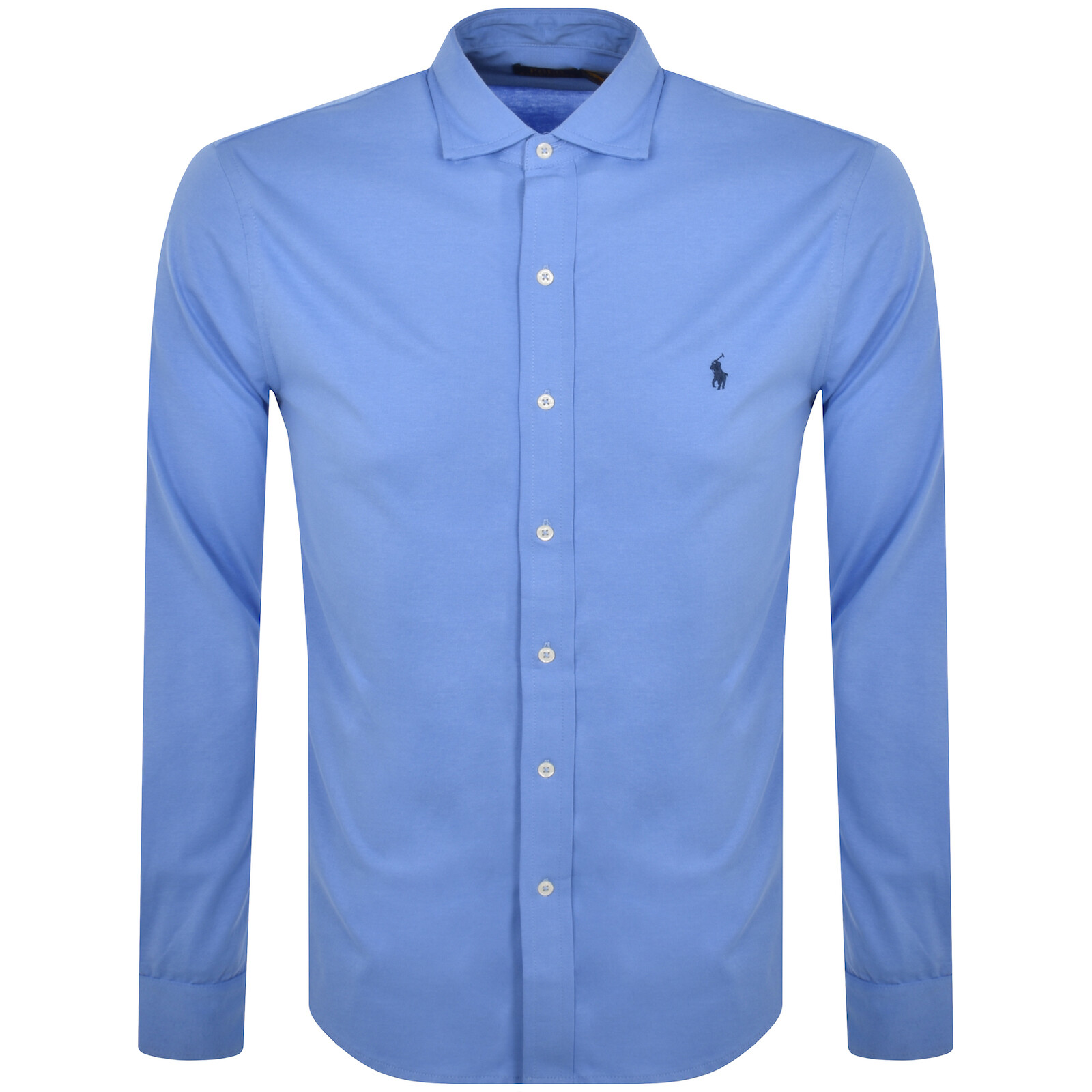 Shop Ralph Lauren Long Sleeve Shirt Blue