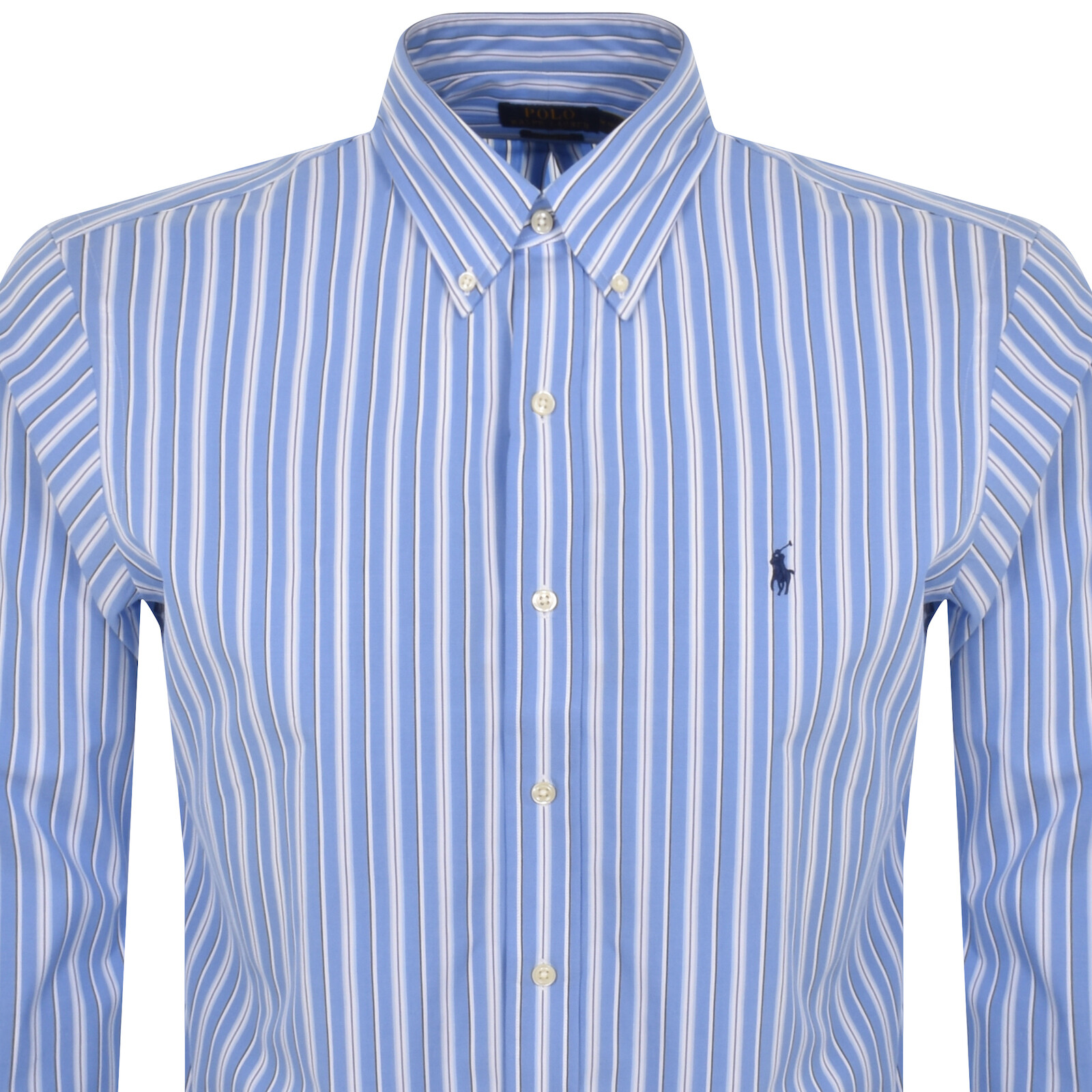 Shop Ralph Lauren Custom Fit Shirt Blue