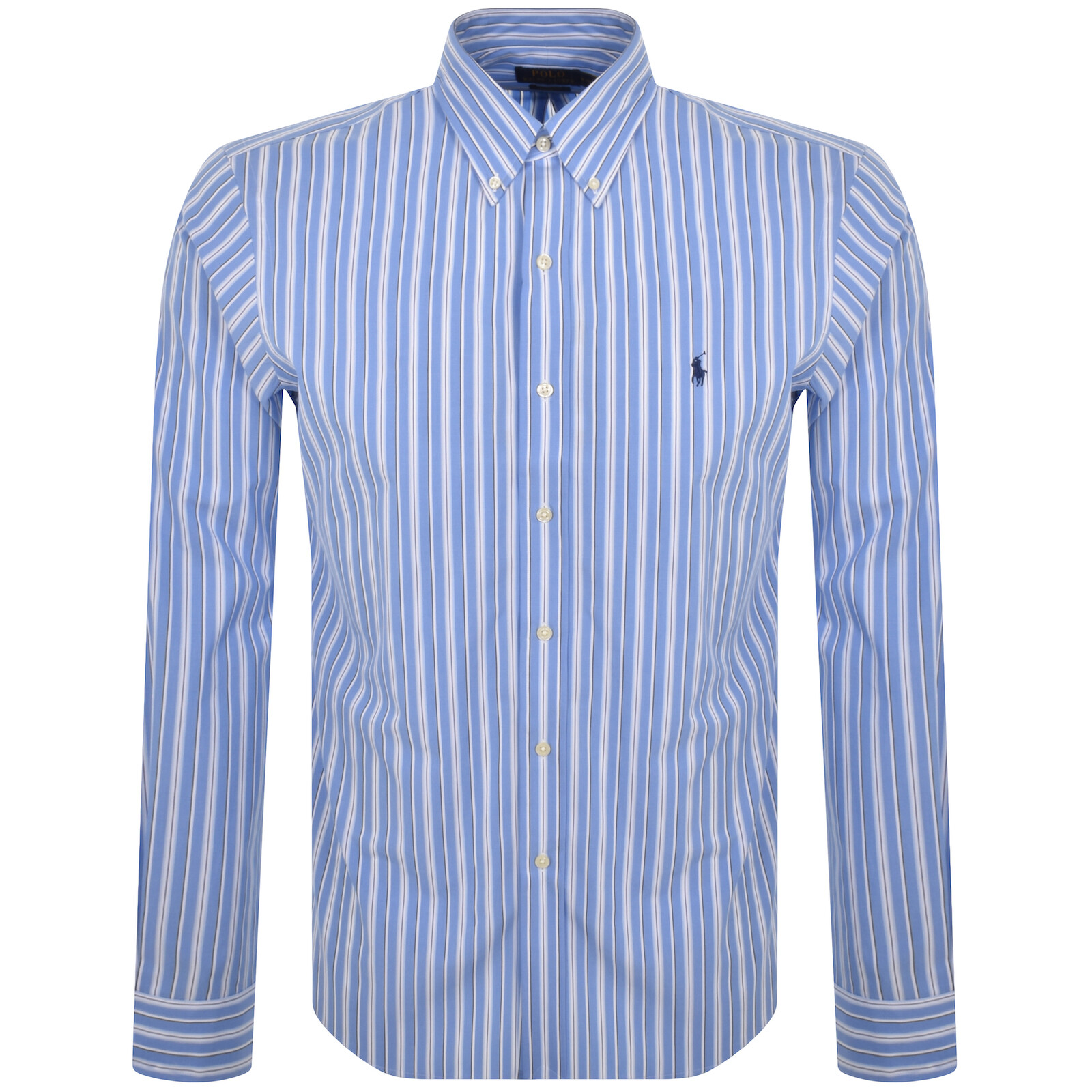 Shop Ralph Lauren Custom Fit Shirt Blue