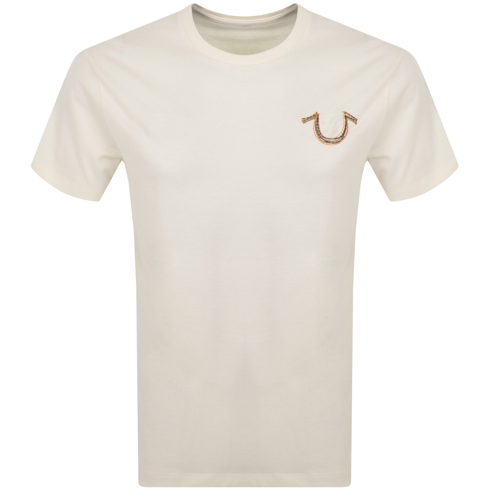 Shop True Religion Embroidered Logo T Shirt White