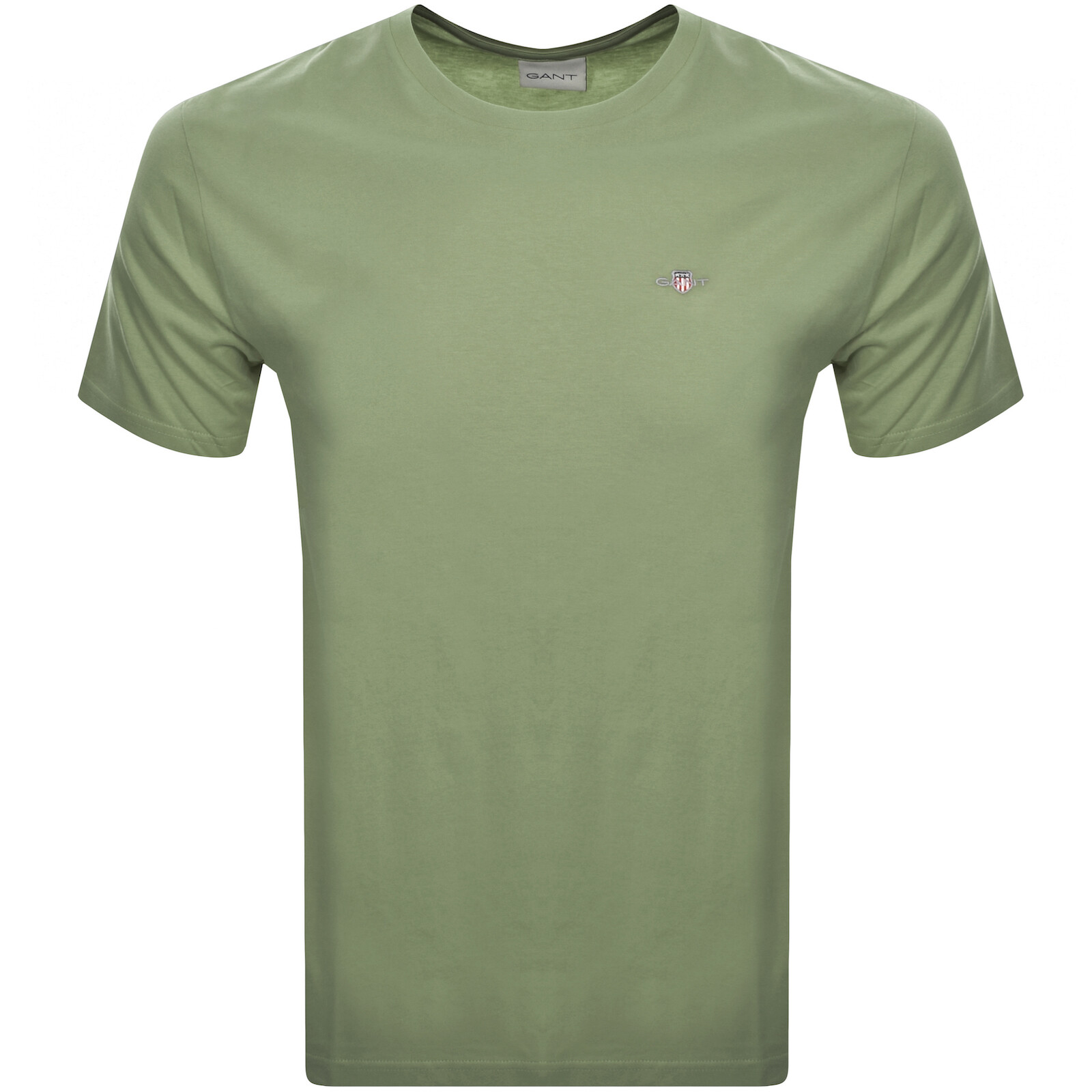 Shop Gant Regular Shield T Shirt Green