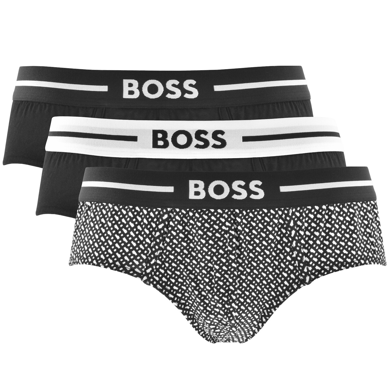 Shop Boss Business Boss Underwear 3 Pack Bold Briefs Black