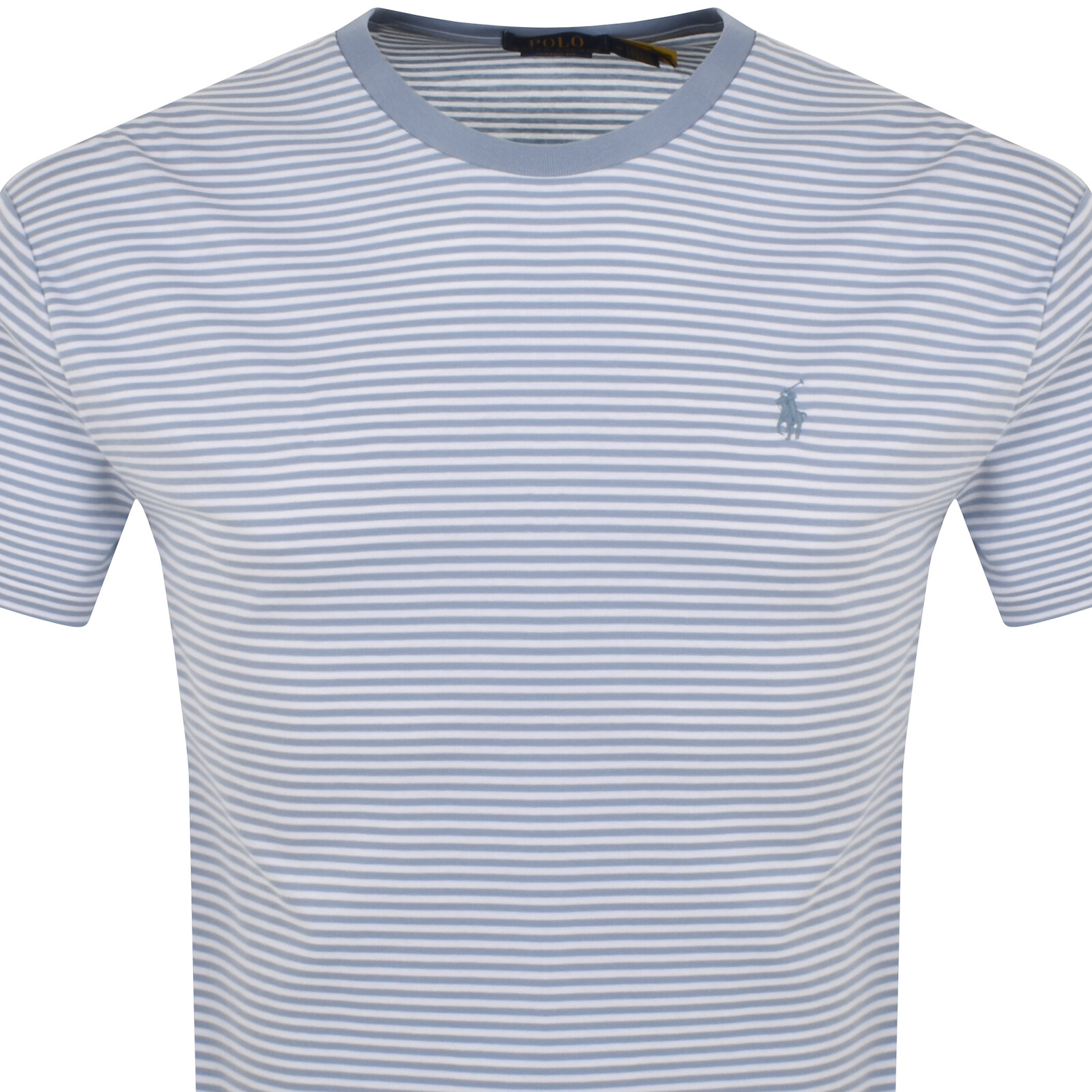 Shop Ralph Lauren Classic Fit Stripe T Shirt Blue