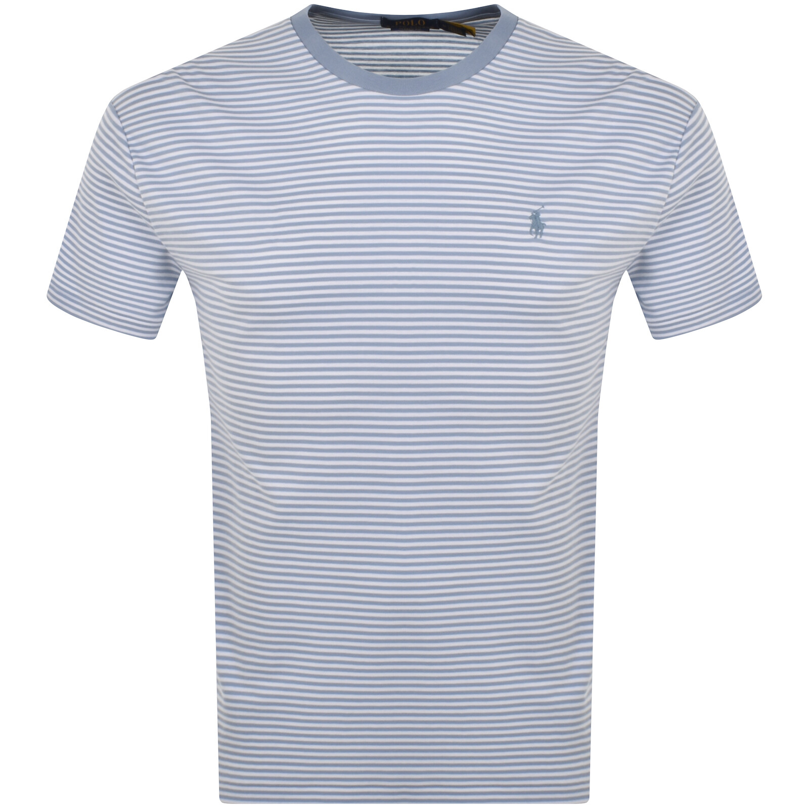 Shop Ralph Lauren Classic Fit Stripe T Shirt Blue