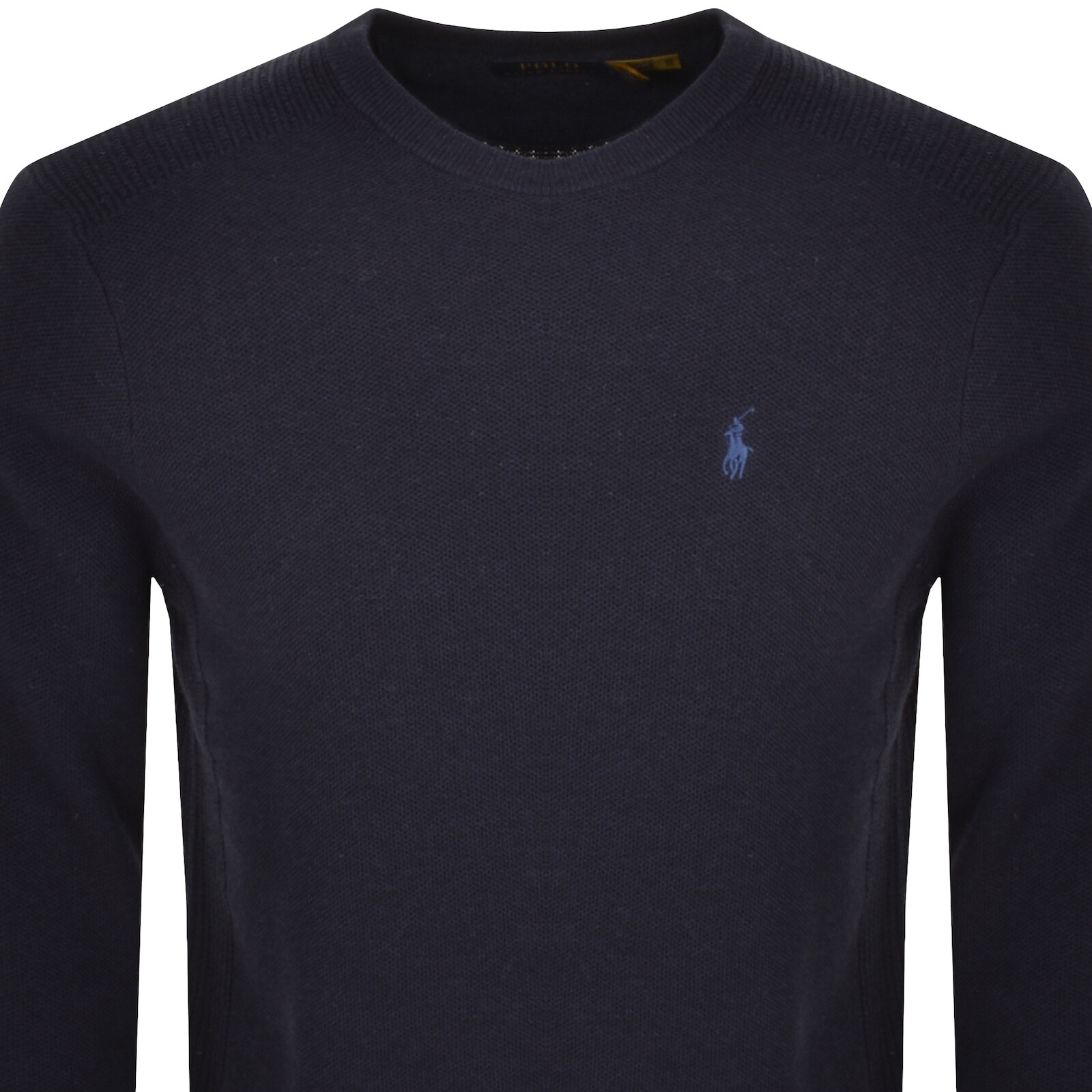 Shop Ralph Lauren Crew Neck Knit Jumper Navy