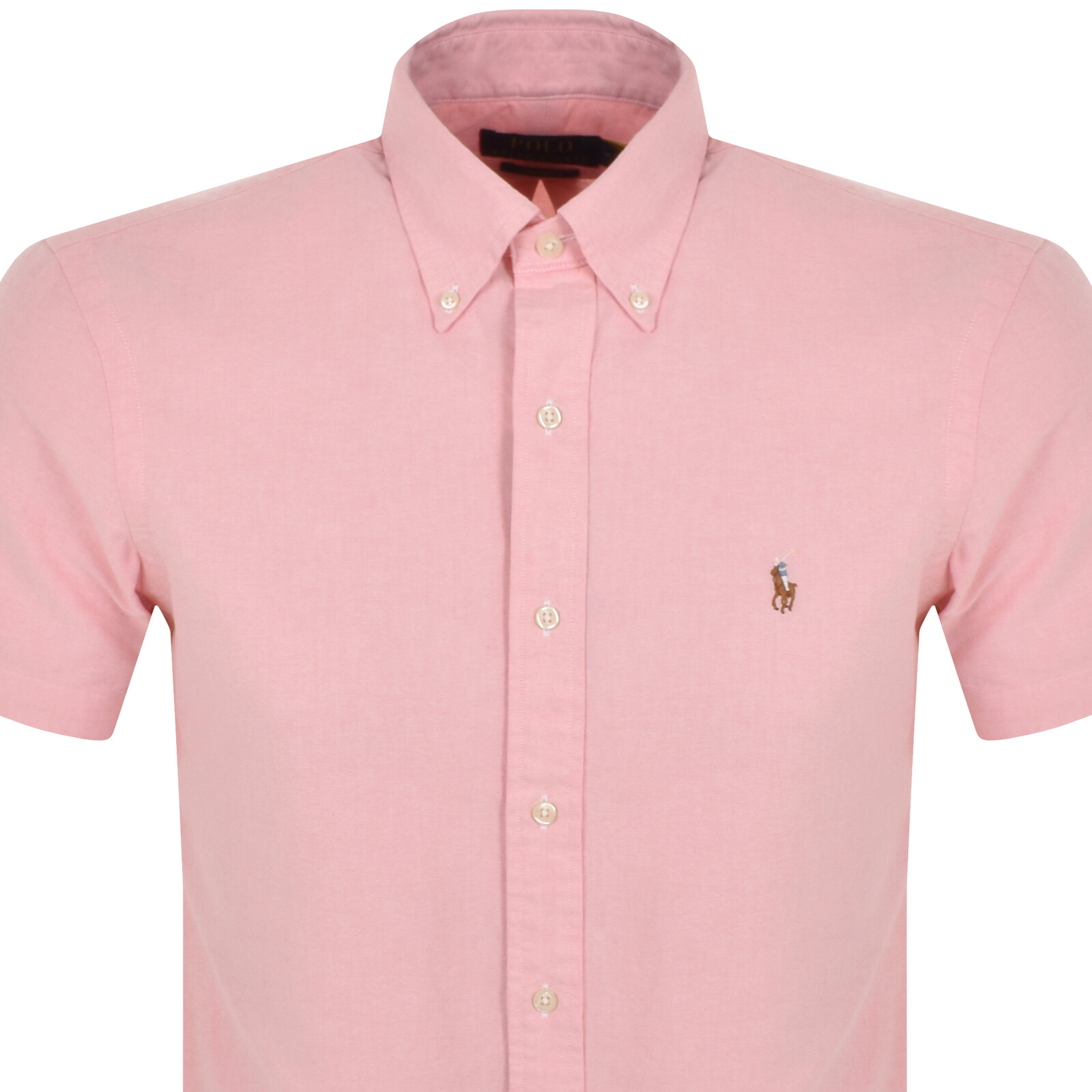 Shop Ralph Lauren Lightweight Oxford Shirt Pink