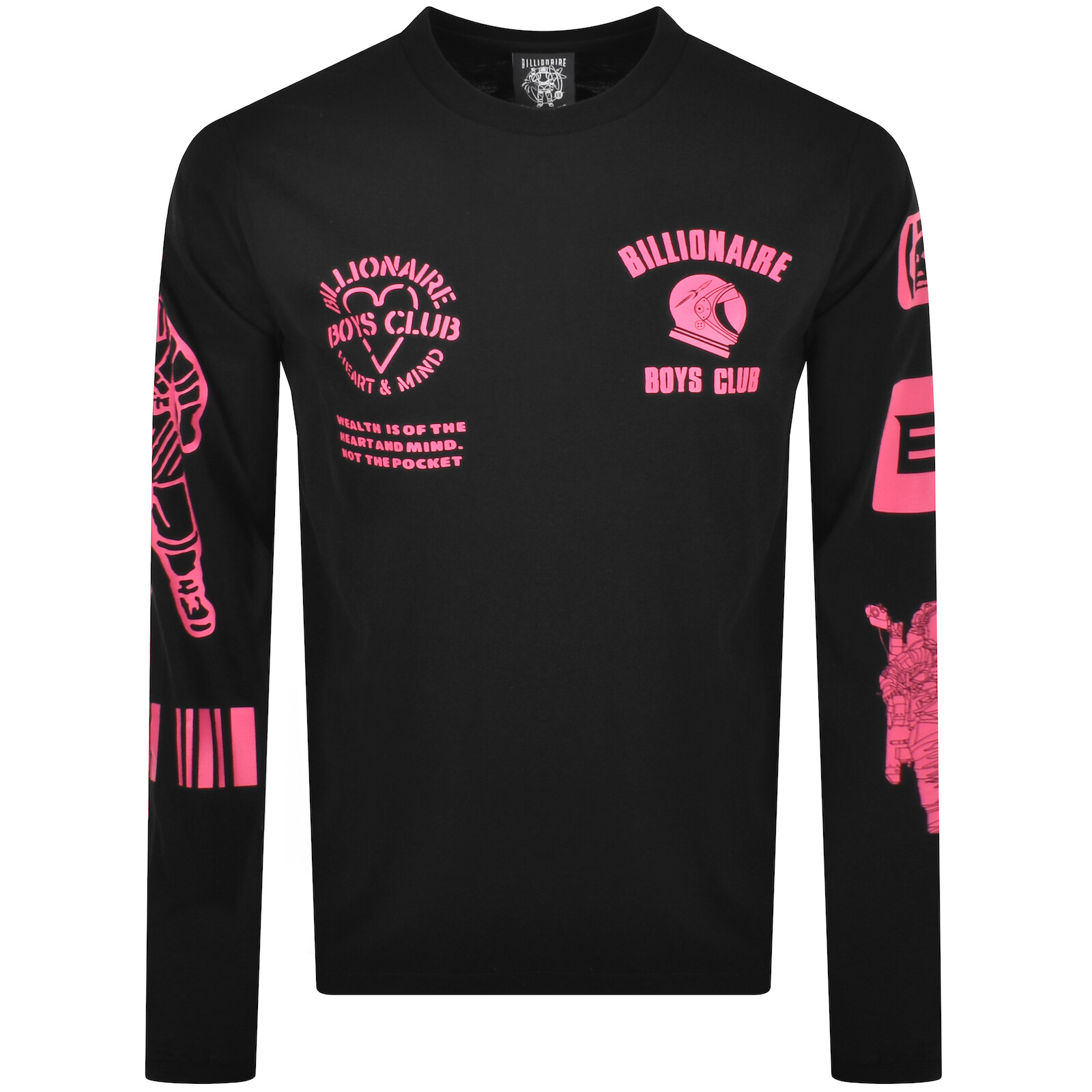 BILLIONAIRE BOYS CLUB BILLIONAIRE BOYS CLUB LONG SLEEVE T SHIRT BLACK