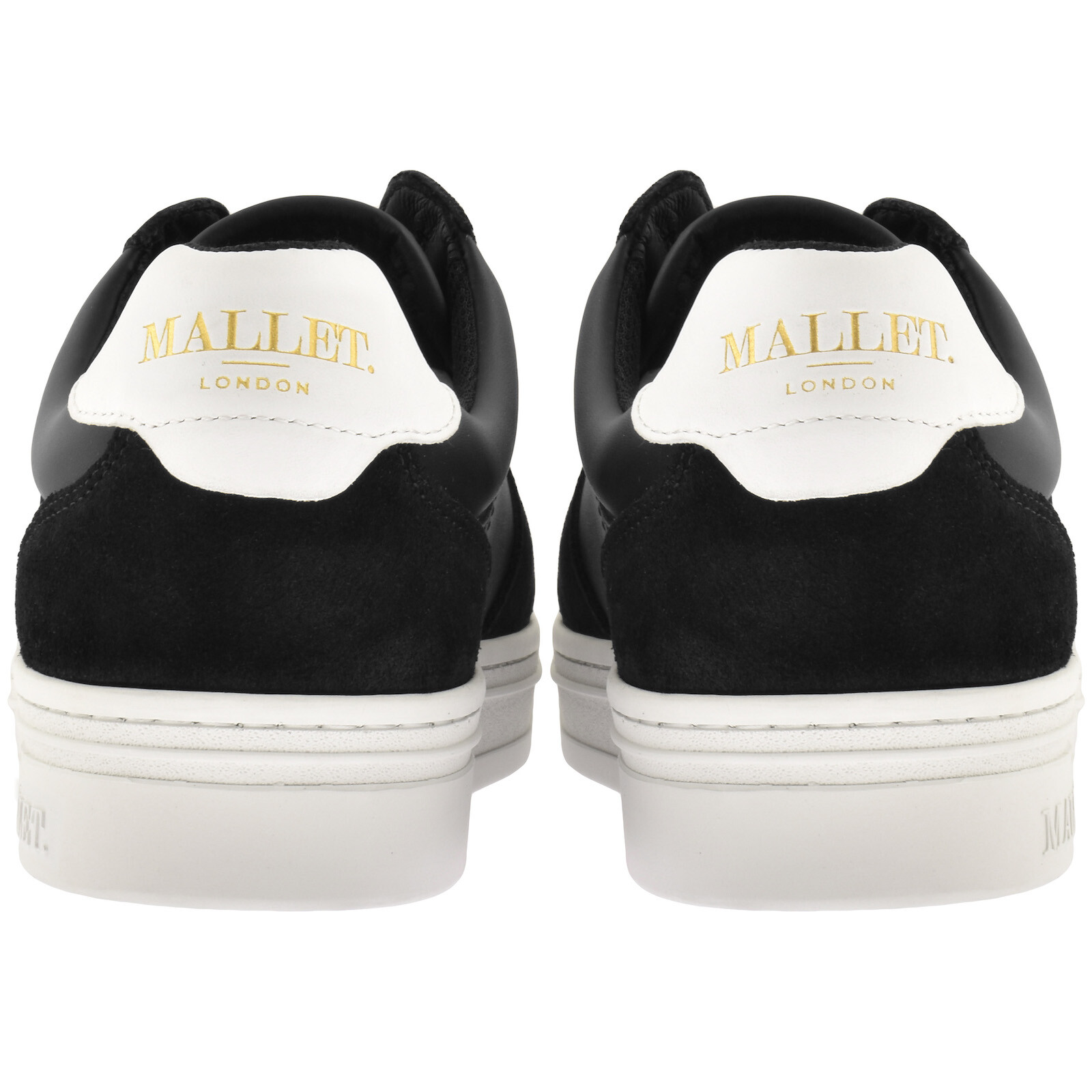 Shop Mallet Bentham Court Trainers Black