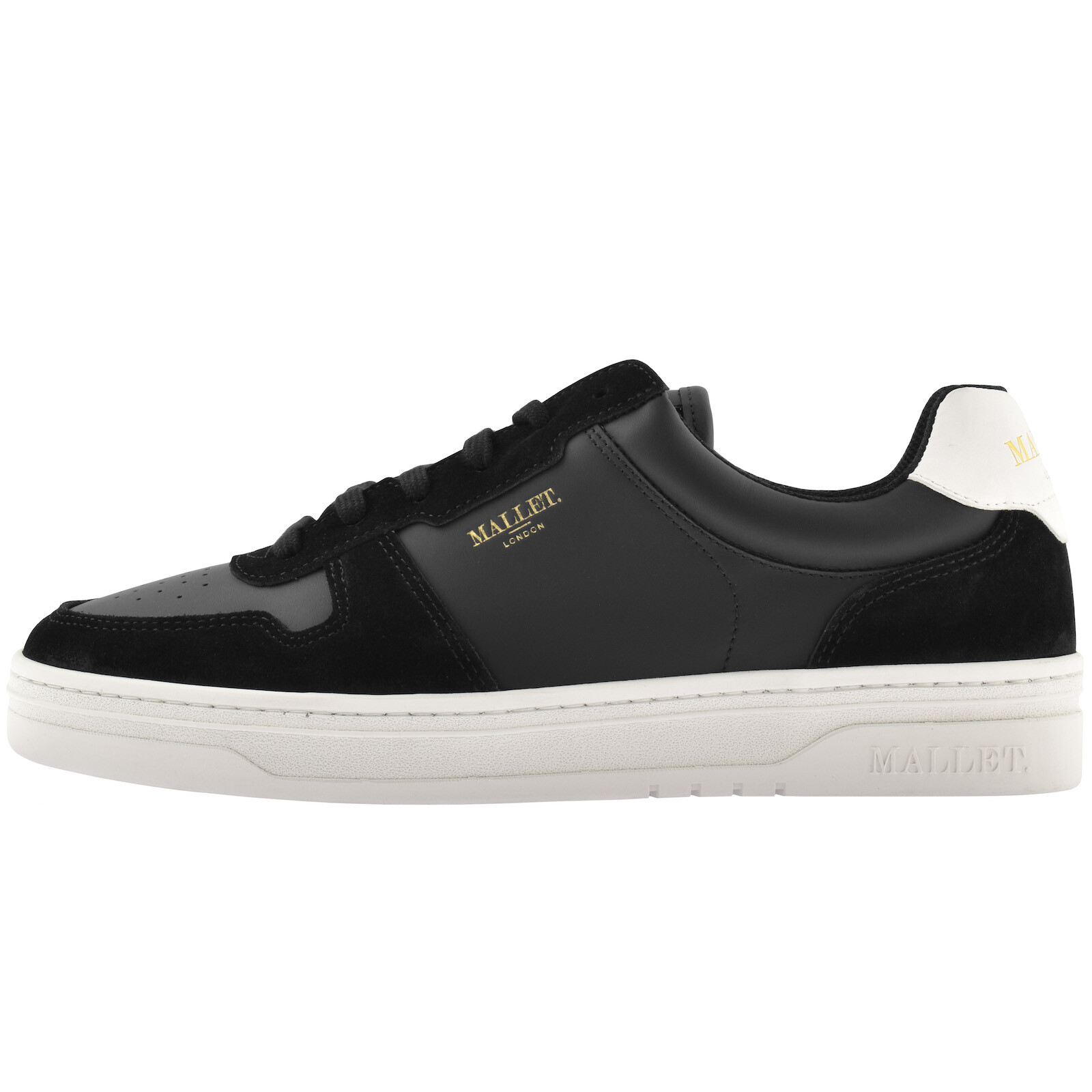 Shop Mallet Bentham Court Trainers Black