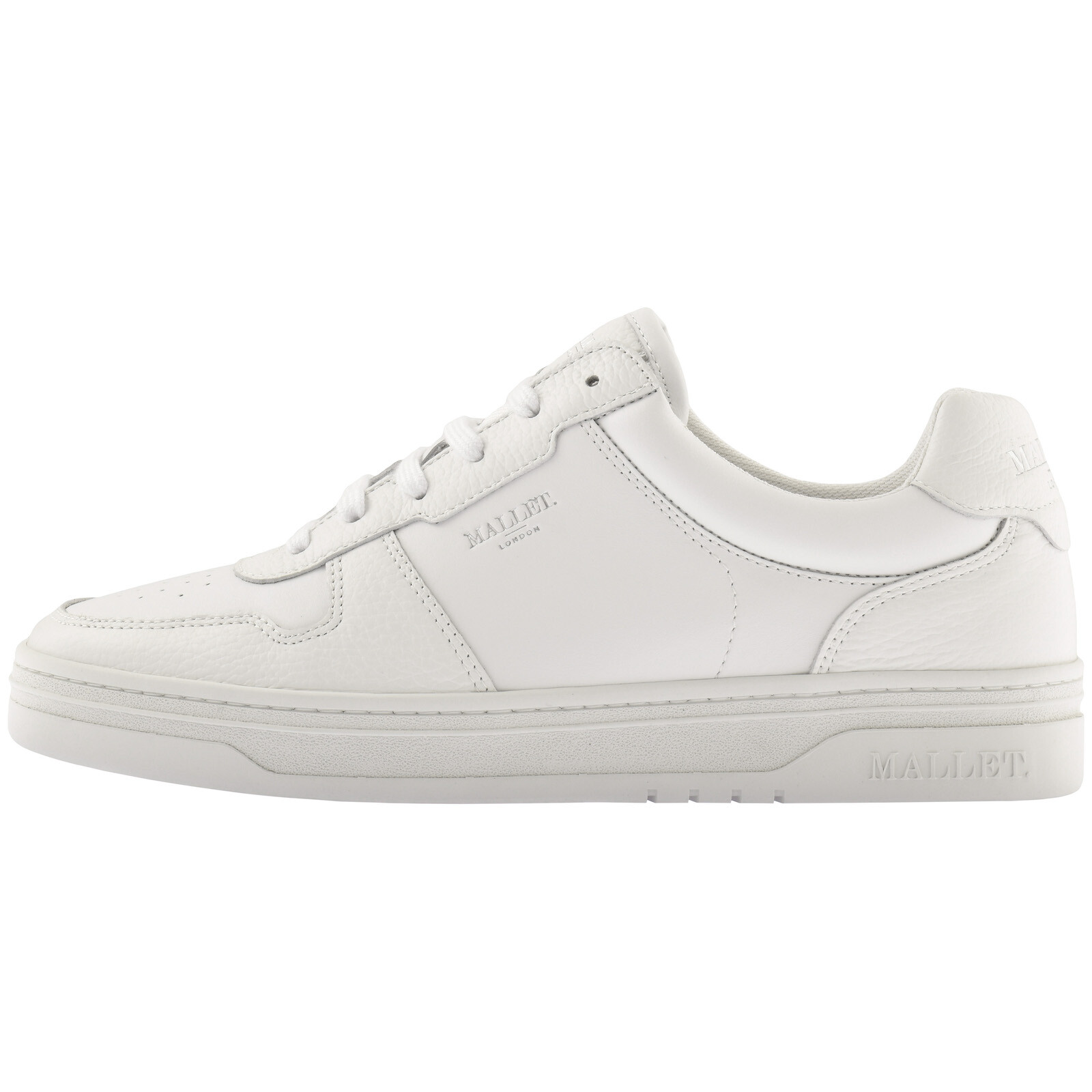 Shop Mallet Bentham Court Trainers White