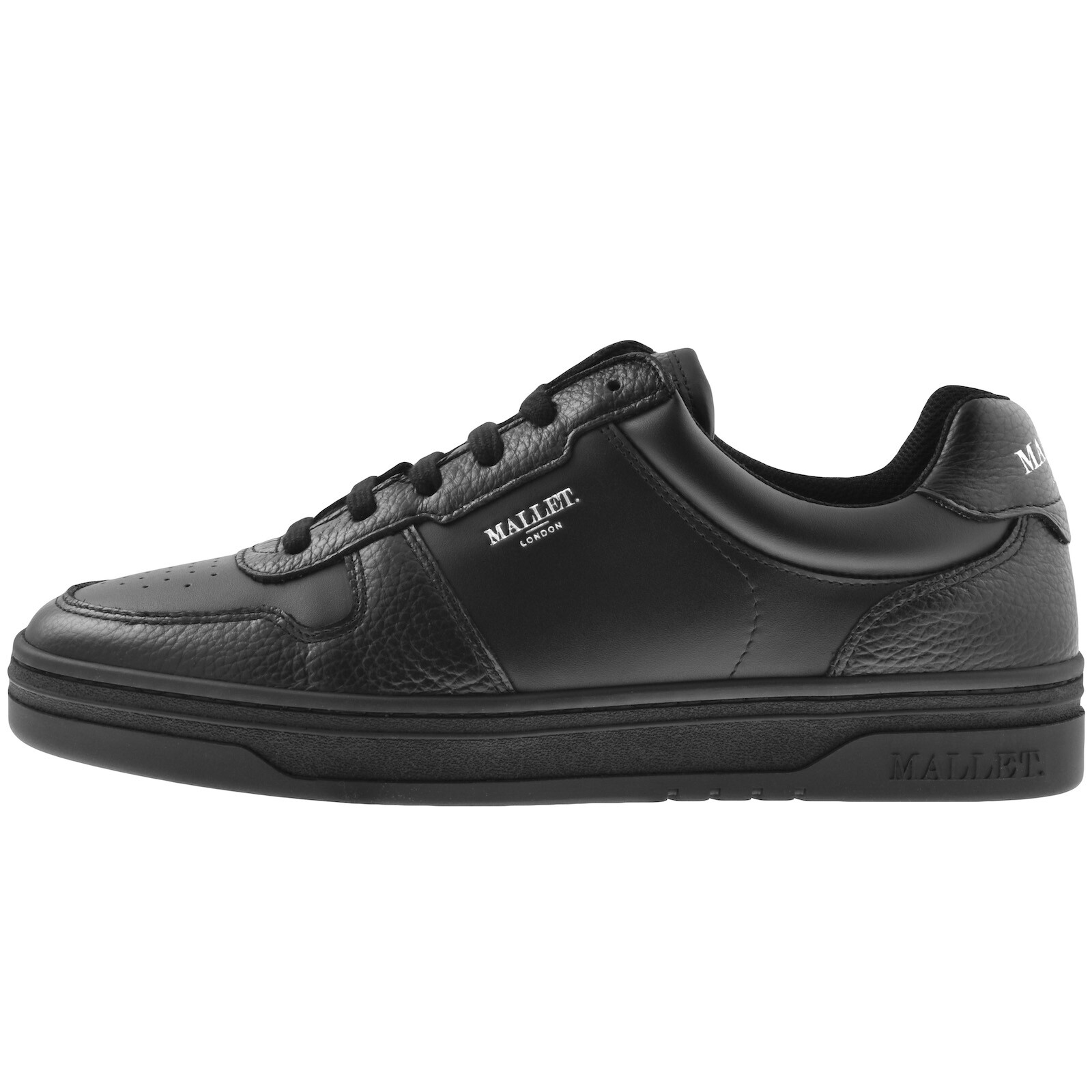 MALLET MALLET BENTHAM COURT TRAINERS BLACK 